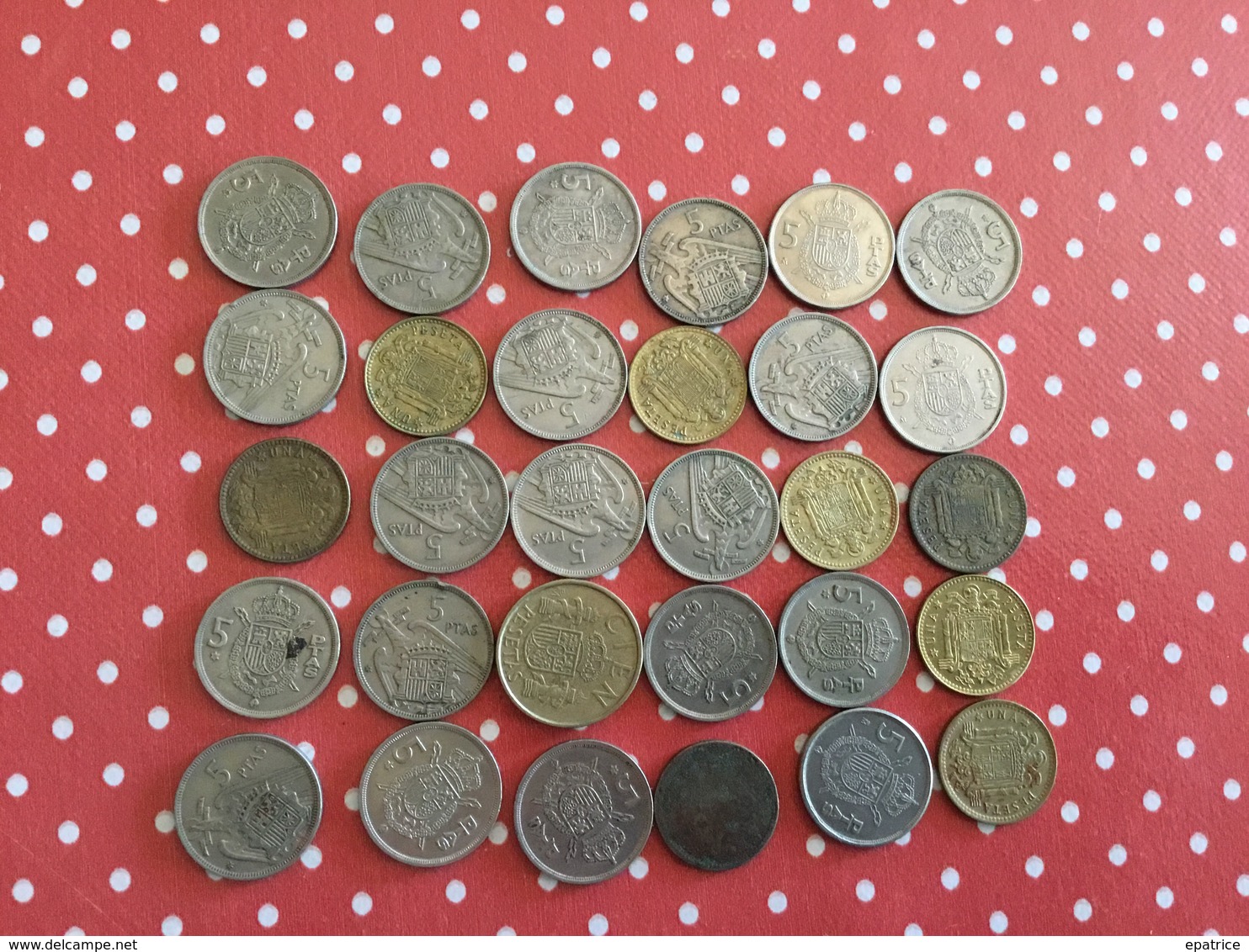 LOT DE 30 PIÈCES ESPAGNOLES - Lots & Kiloware - Coins