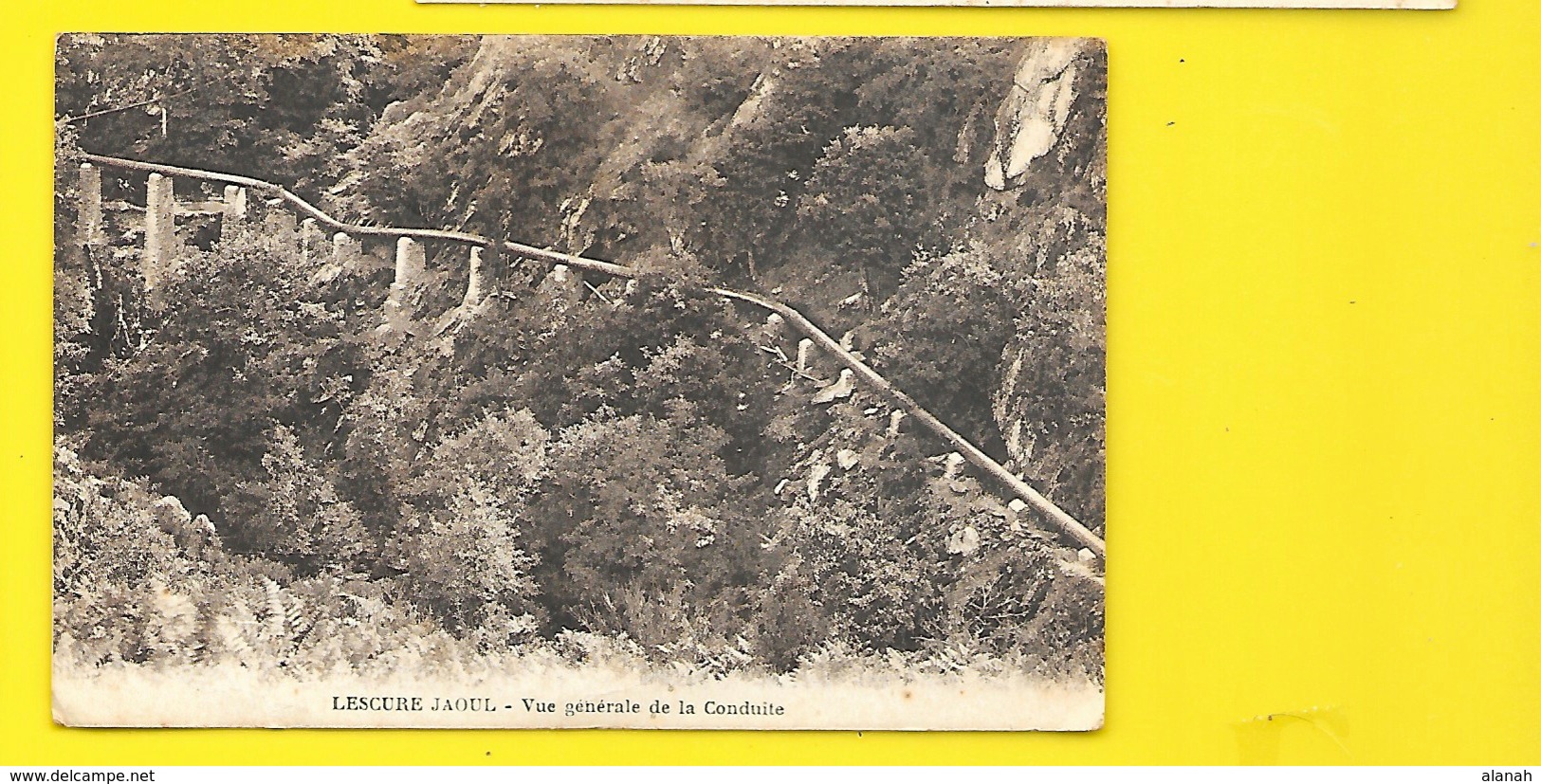 LESCURE JAOUL Rare Vue Générale De La Conduite (Colomb) Aveyron (12) - Autres & Non Classés