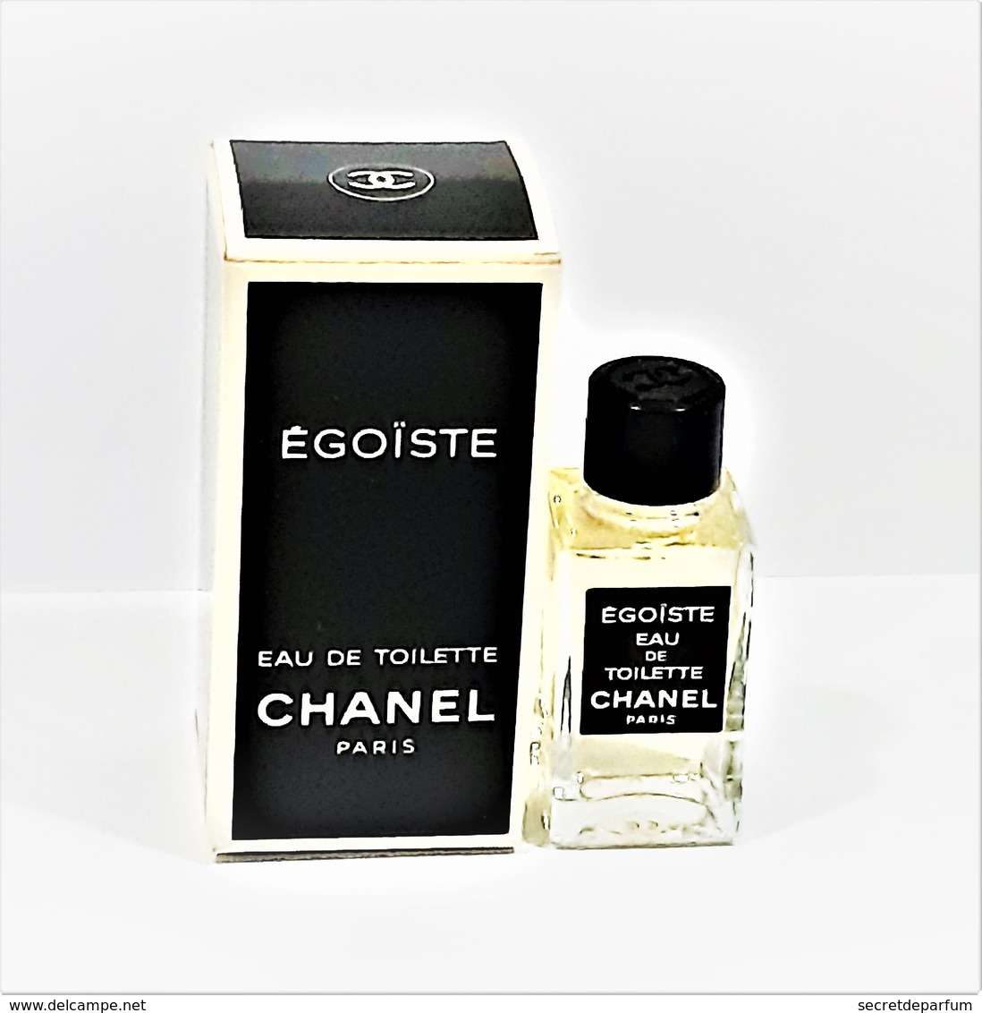 Miniatures De Parfum    ÉGOÏSTE De  CHANEL EDT   4  Ml  De  Chanel  + Boite - Miniatures Hommes (avec Boite)