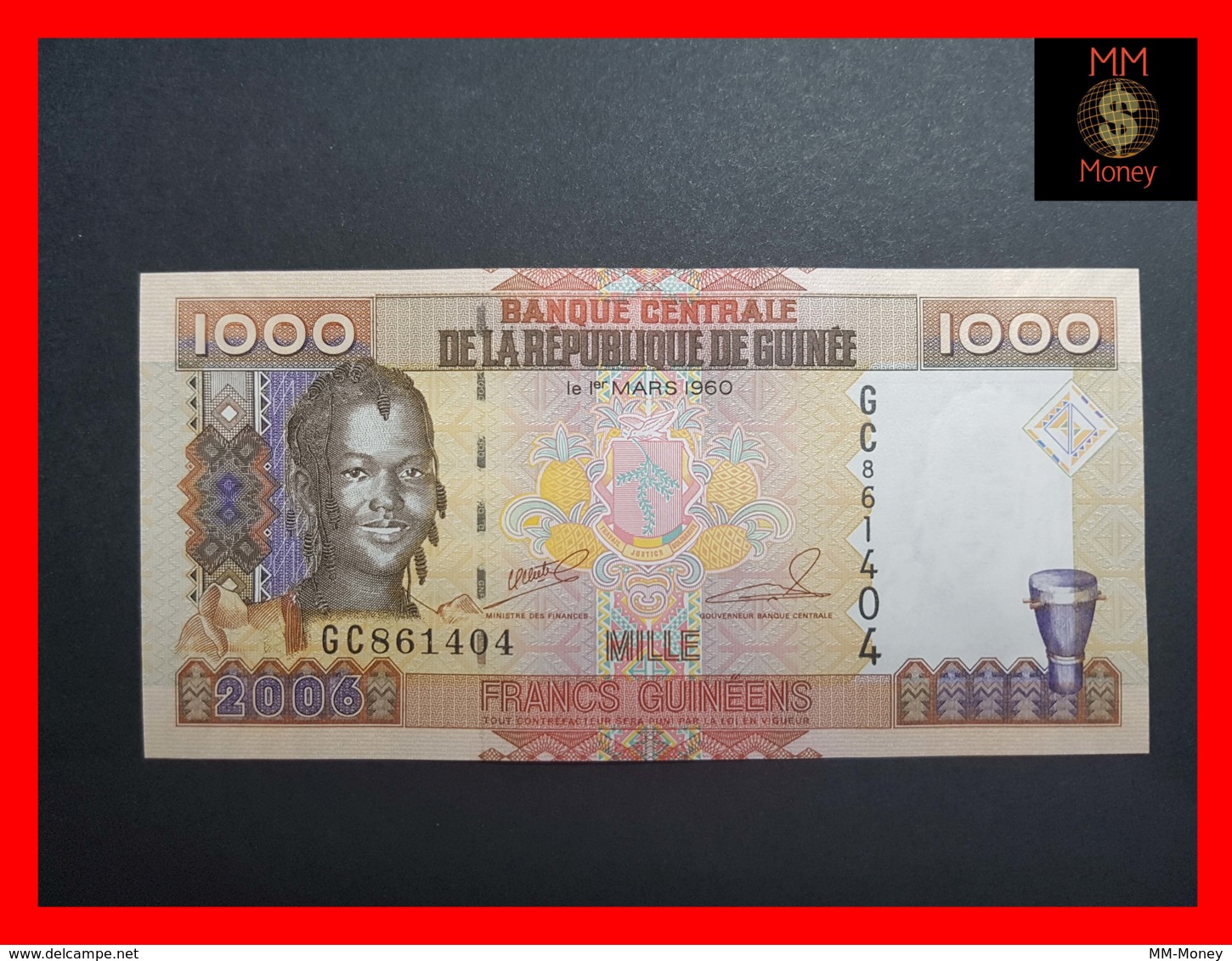 GUINEA 1000 Francs Guinéens 2006  P. 40  UNC - Guinea