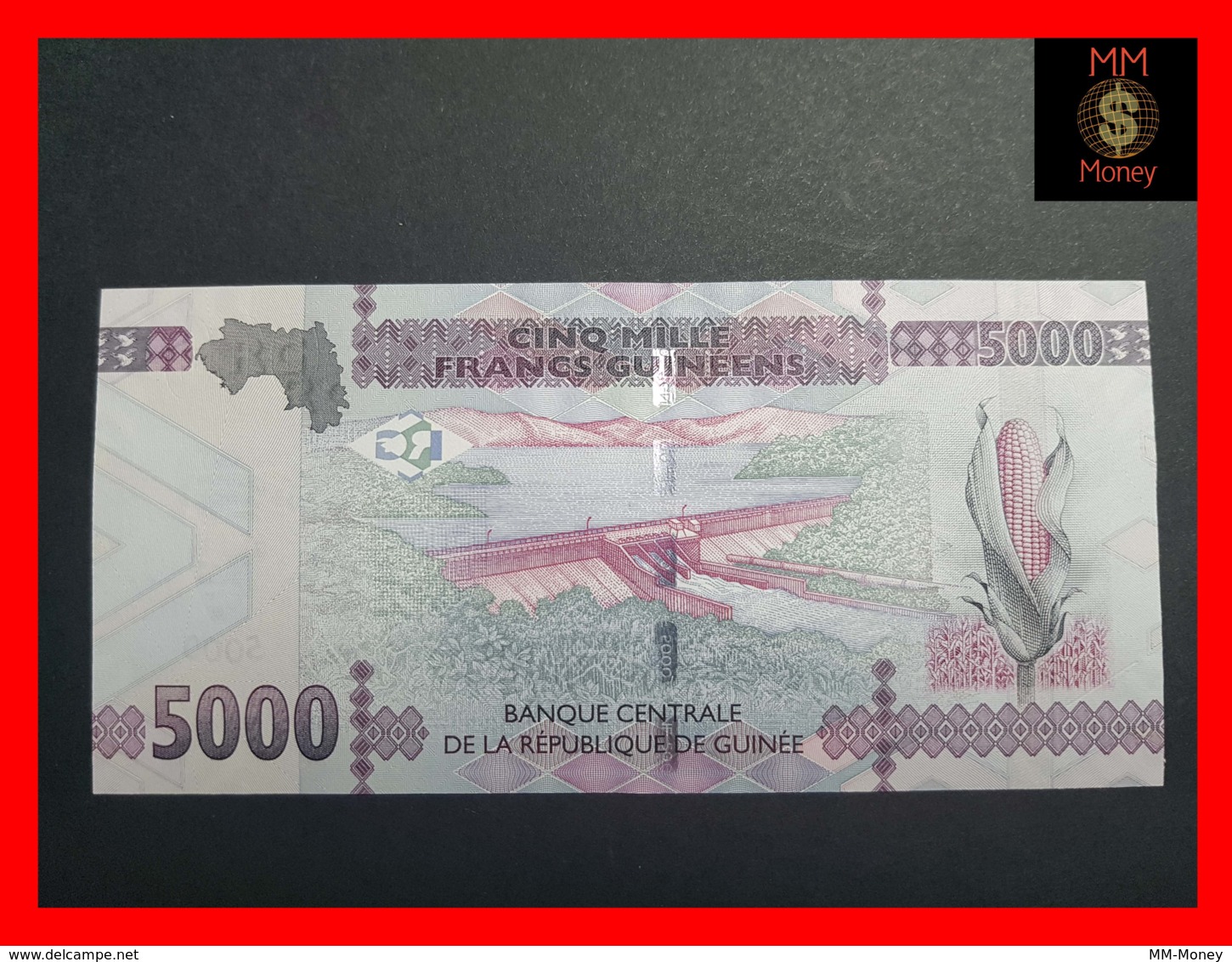 GUINEA 5.000  5000 Francs Guinéens 2015 P. 49   UNC - Guinea