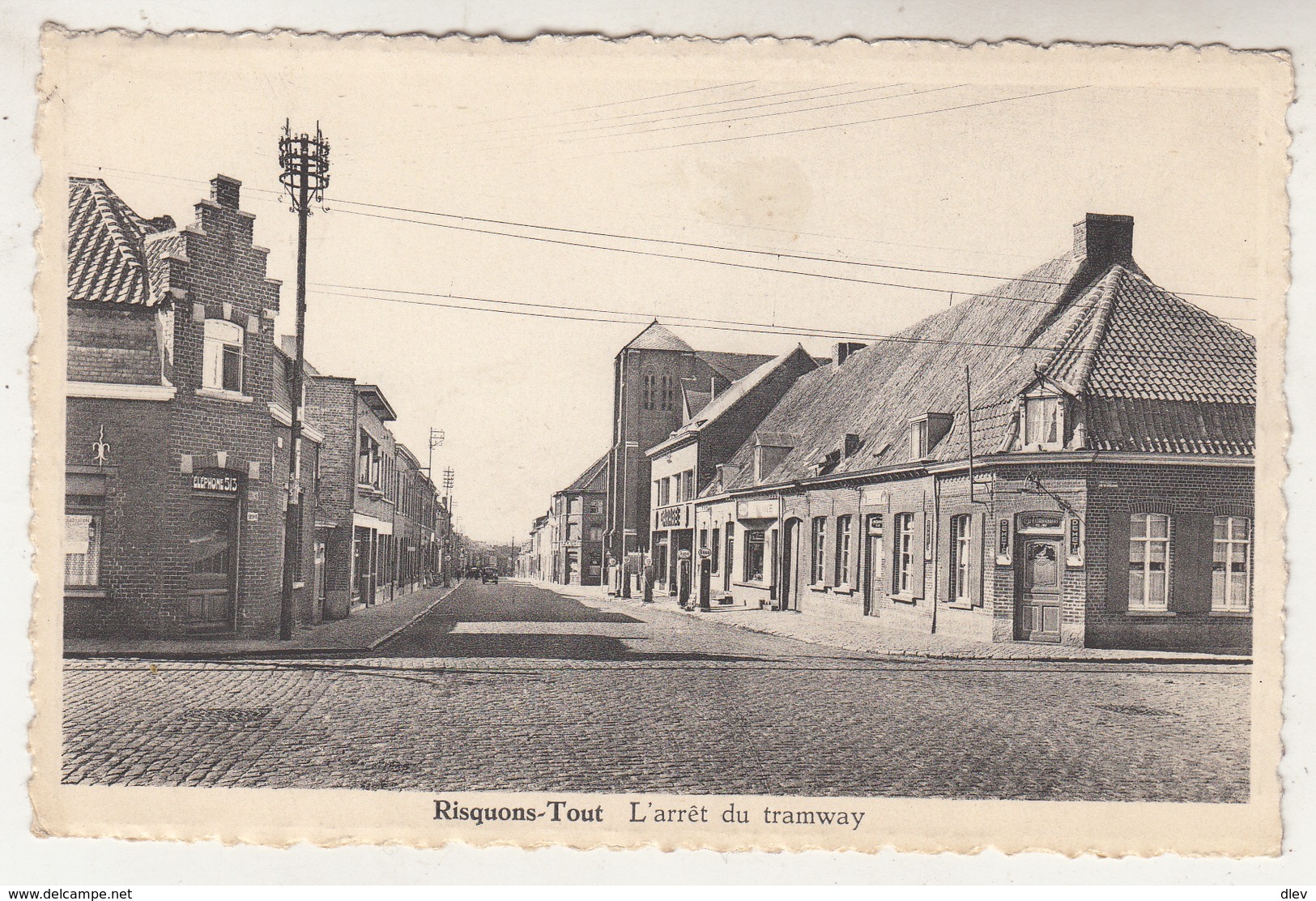 Risquons-Tout L' Arrêt Du Tramway - Edit. A. Glorieux, Risquons-Tout - Mouscron - Moeskroen