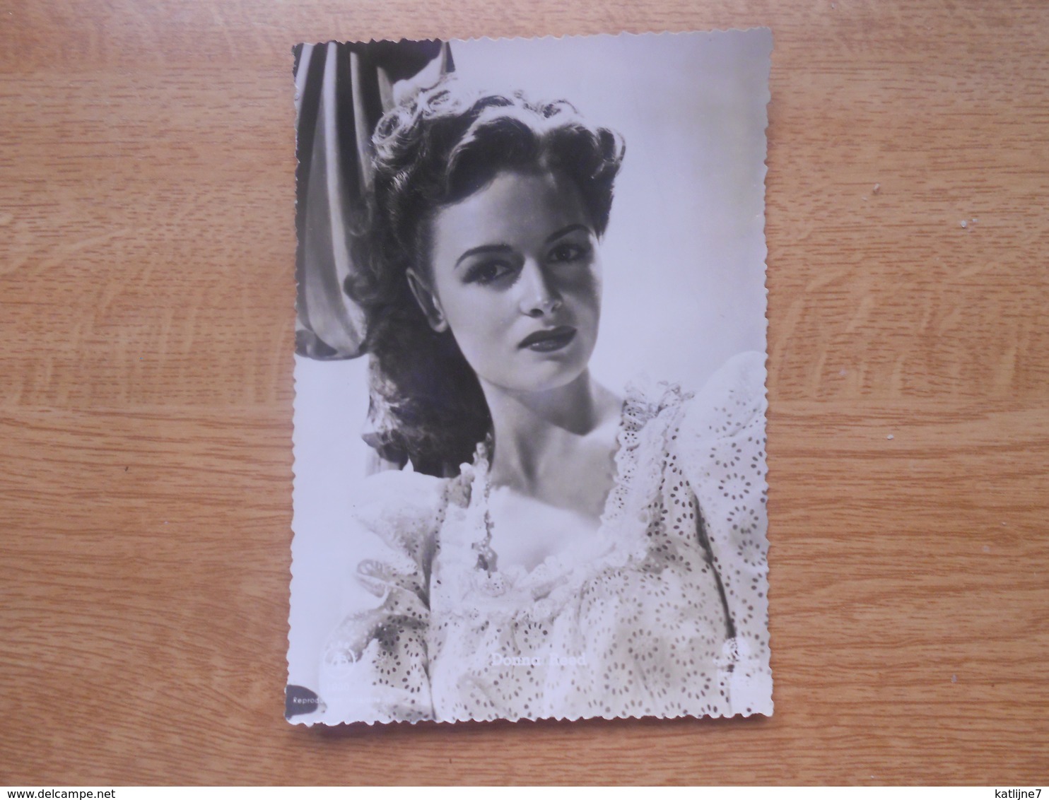 Carte Postale  10,5 X 14,5 Cm  Filmster Exclusiviteit L.A.B   Donna Reed  Vedette M.G.M. - Artisti