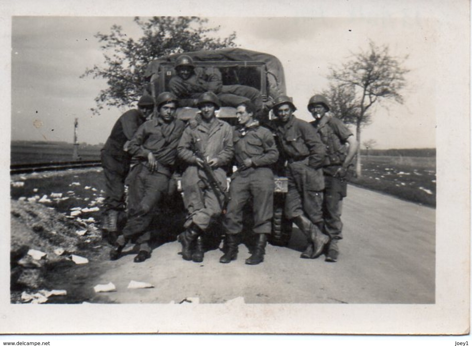 Photo Militaire Solingen Décembre 1944 Campagne De France - Krieg, Militär