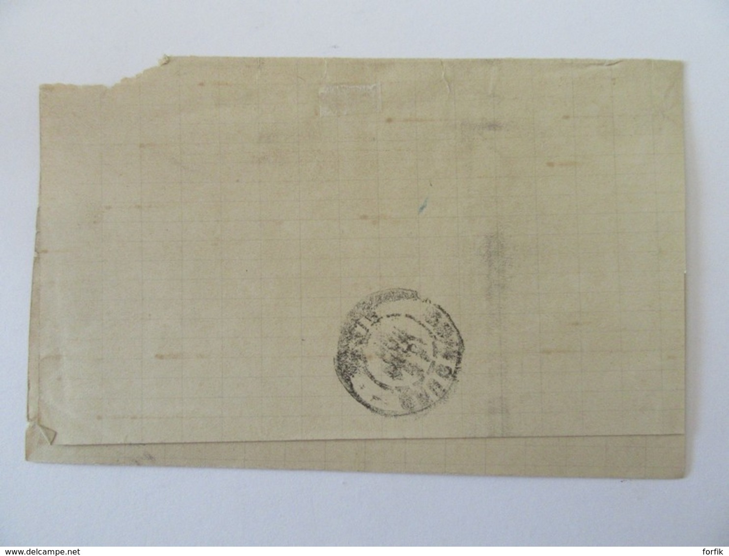 Enveloppe ??? Vers Soissons - 2 Timbres Sage 5c Type II YT N°106 - 1900 - Oblitérations à Déchiffrer - 1877-1920: Semi-Moderne