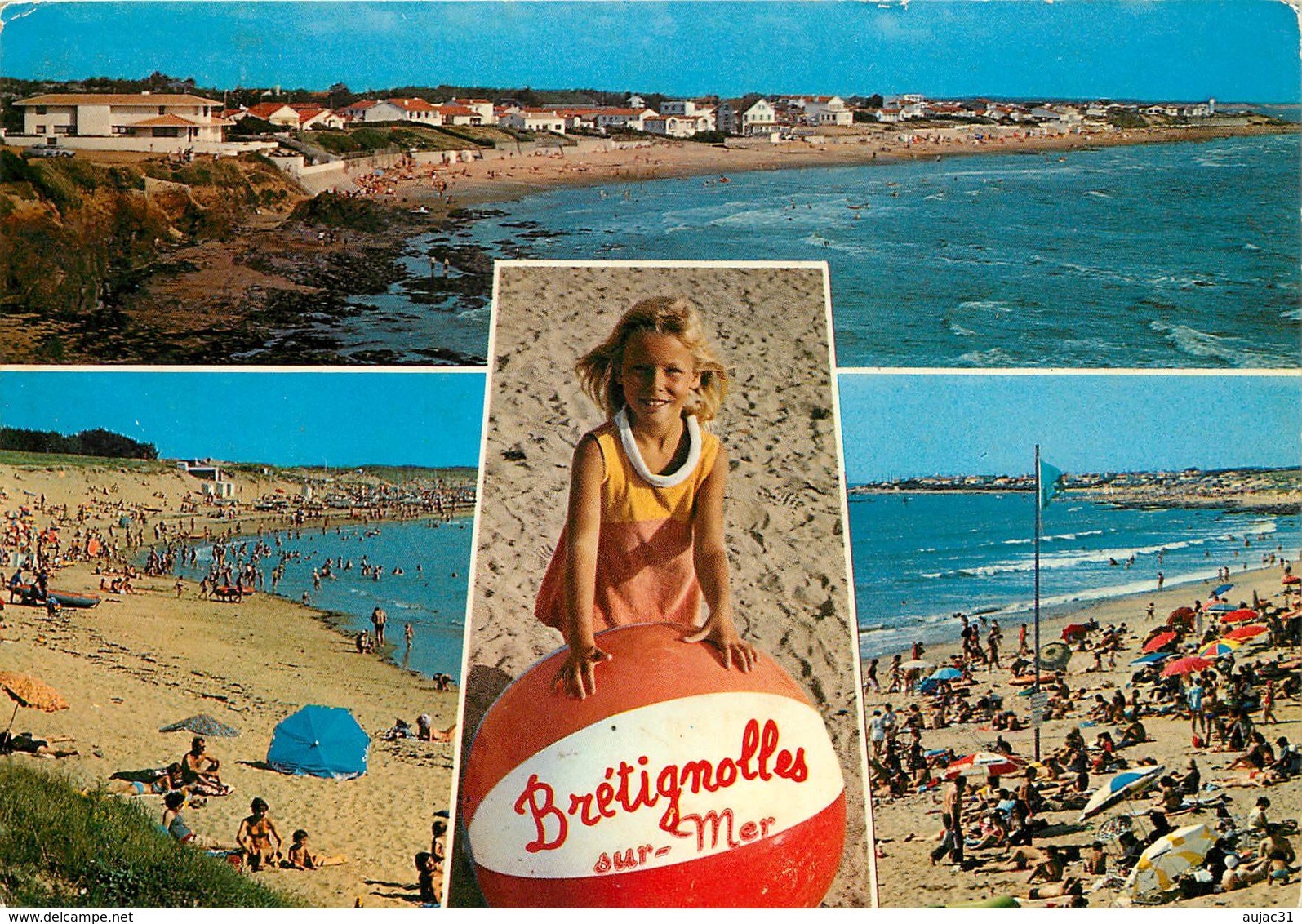 Dép 85 - Bretignolles Sur Mer - Multivues - Semi Moderne Grand Format - état - Bretignolles Sur Mer