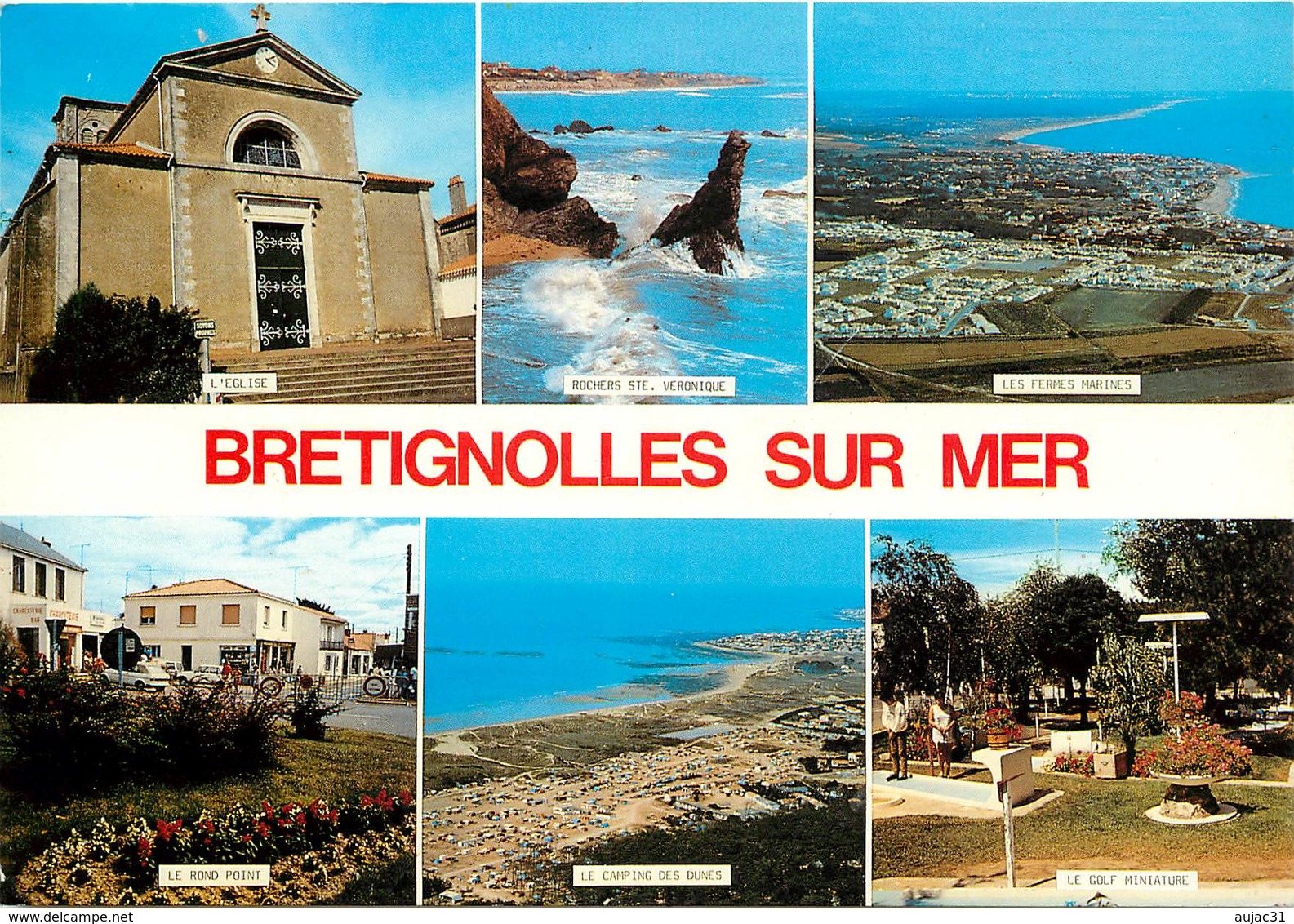 Dép 85 - Bretignolles Sur Mer - Multivues - Semi Moderne Grand Format - état - Bretignolles Sur Mer