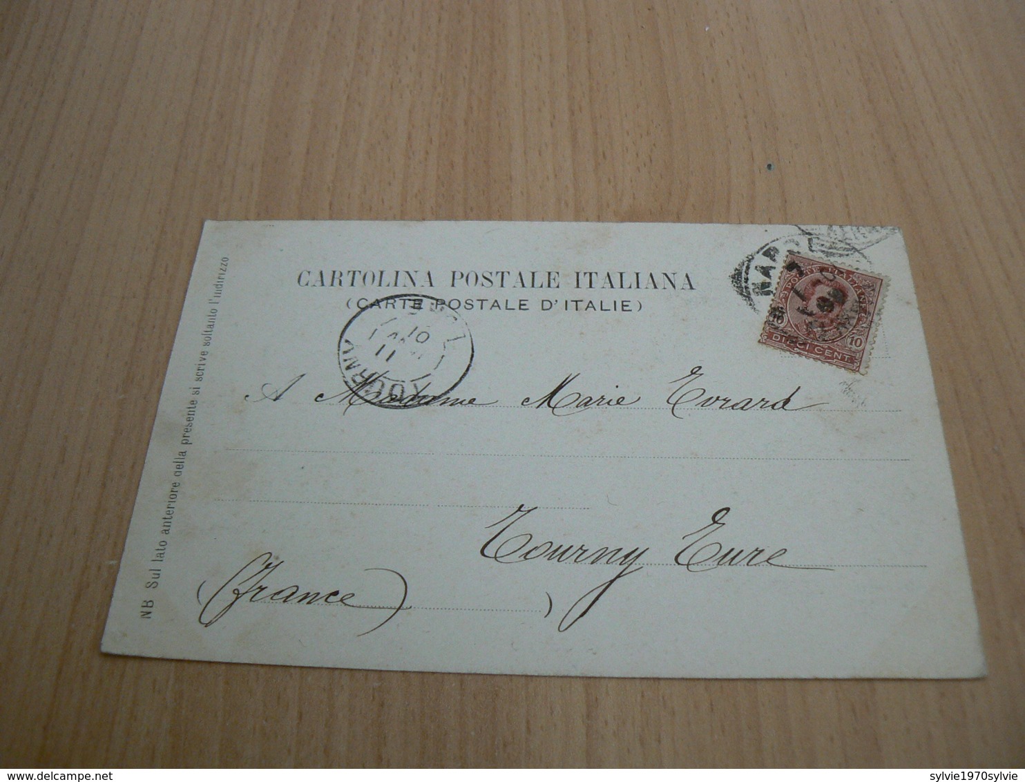 CARTE POSTALE ITALIE/ NAPOLI PALAZZO DI SANGRO  /      VOYAGEE 3 - Altri & Non Classificati