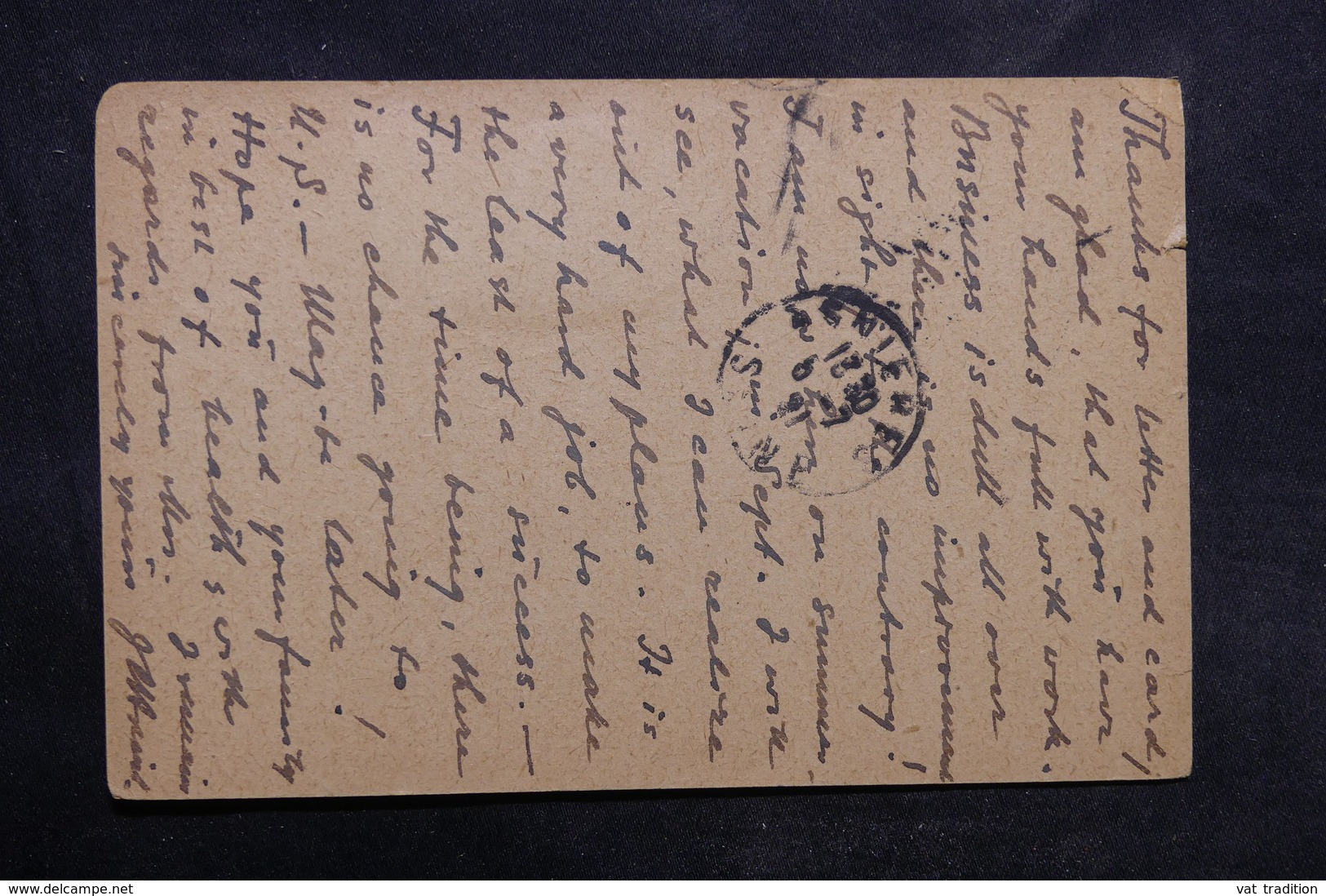 TCHÉCOSLOVAQUIE - Entier Postal + Compléments De Pürstein Pour La France En 1921 - L 33643 - Cartes Postales