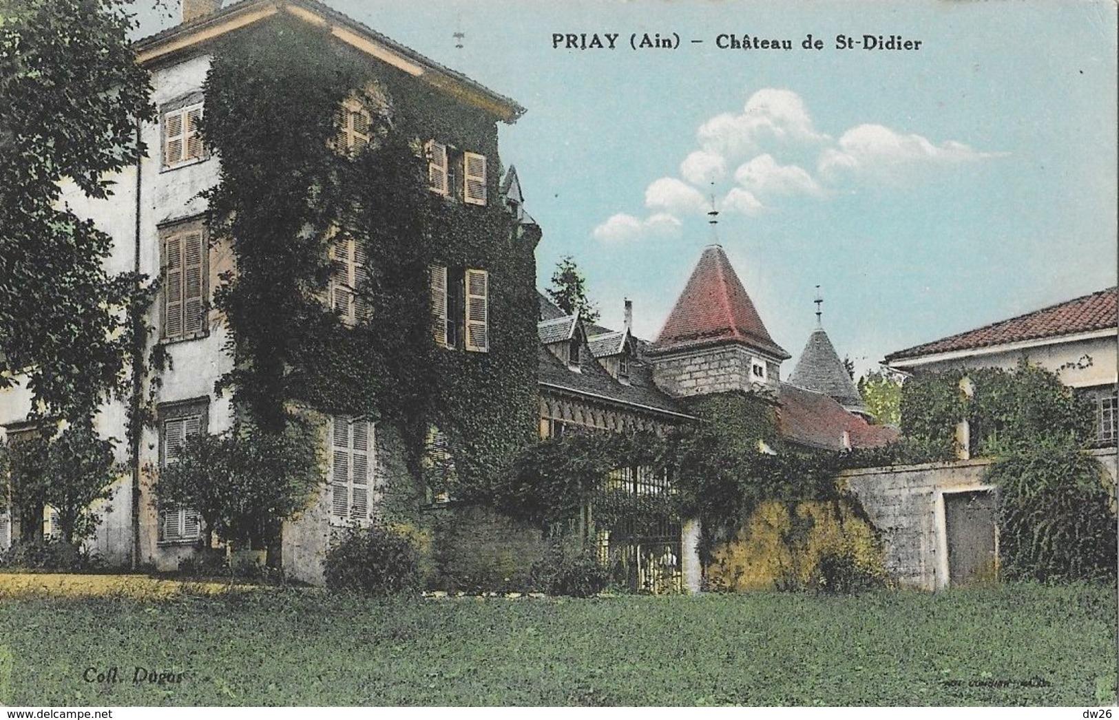 Priay (Ain) - Château De St Saint Didier (de La Tour) - Collection Dugas - Carte Colorisée - Non Classés