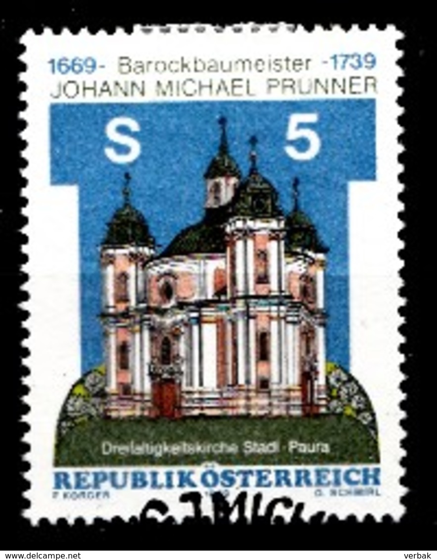 Autriche 1989 Mi.Nr: 1950 Todestag Von Johann Michael Prunner  Oblitèré / Used / Gebruikt - Gebruikt