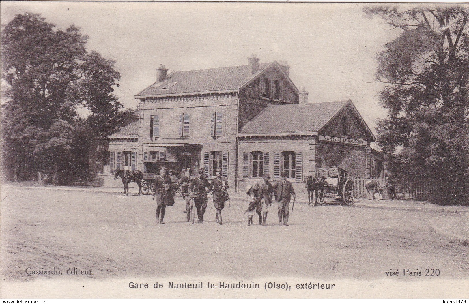 60 / GARE DE NANTEUIL LE HAUDOUIN / EXTERIEUR - Nanteuil-le-Haudouin