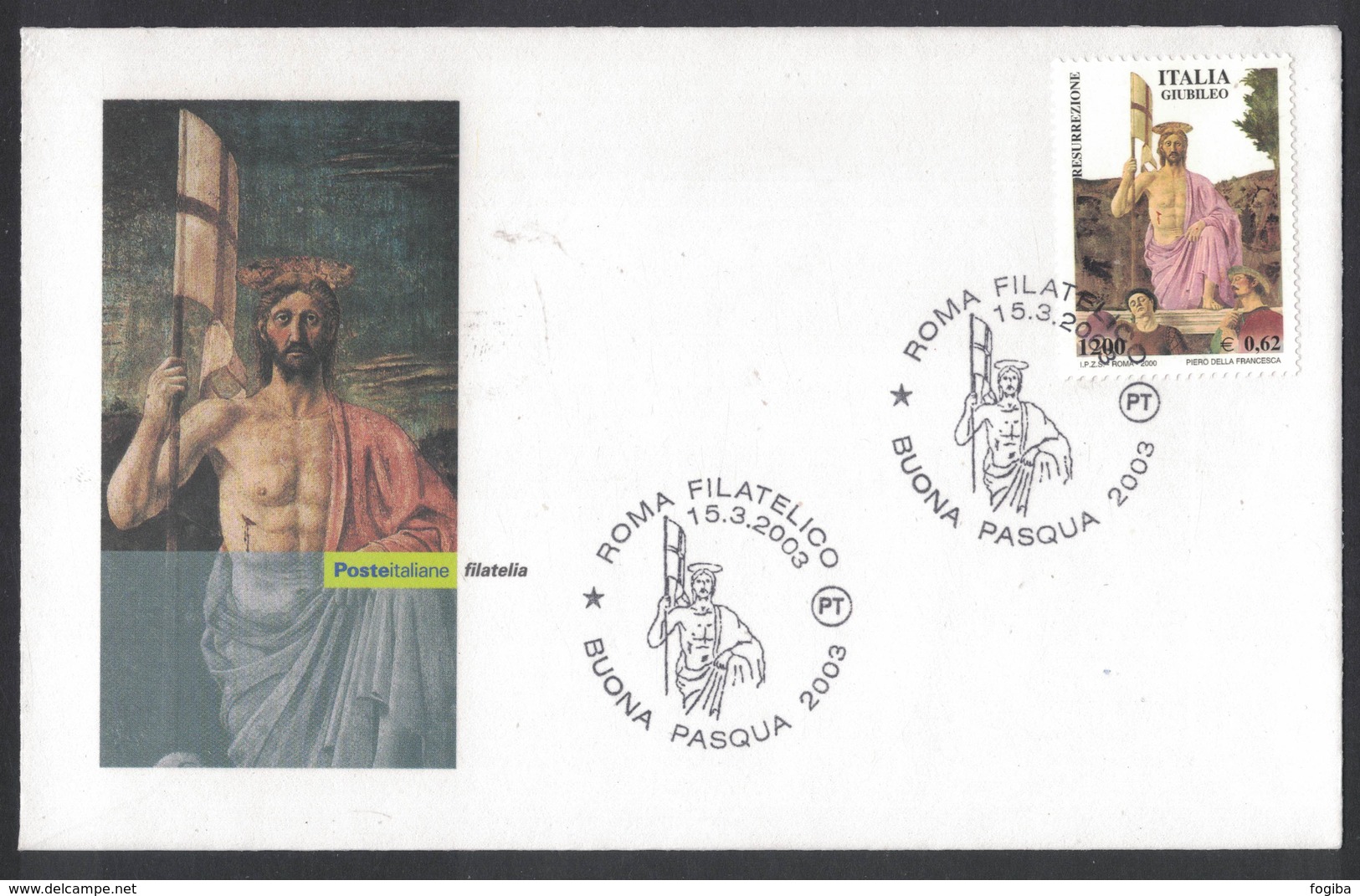 RB85   ITALY, ITALIE FDC RESURRECTION OF PIERO DELLA FRANCESCA - Religious