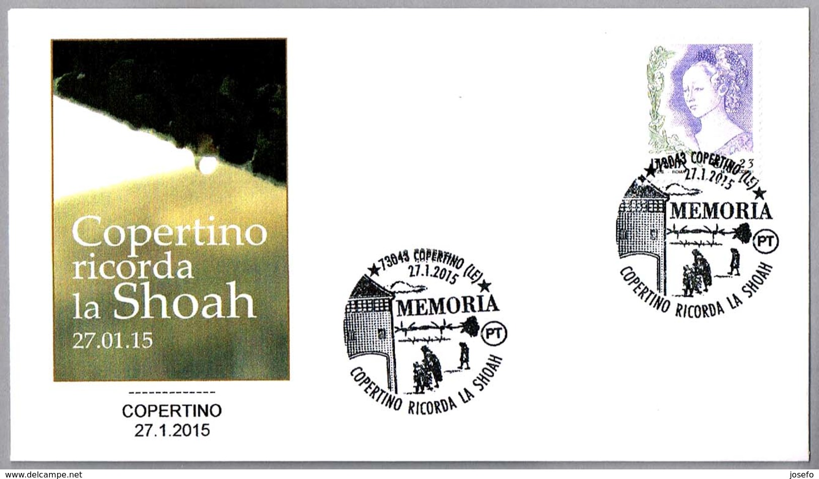 RECORDANDO LA SHOAH - REMEMBERING THE SHOAH - Judaismo - Judaica. Copertino, Lecce, 2015 - Judaísmo