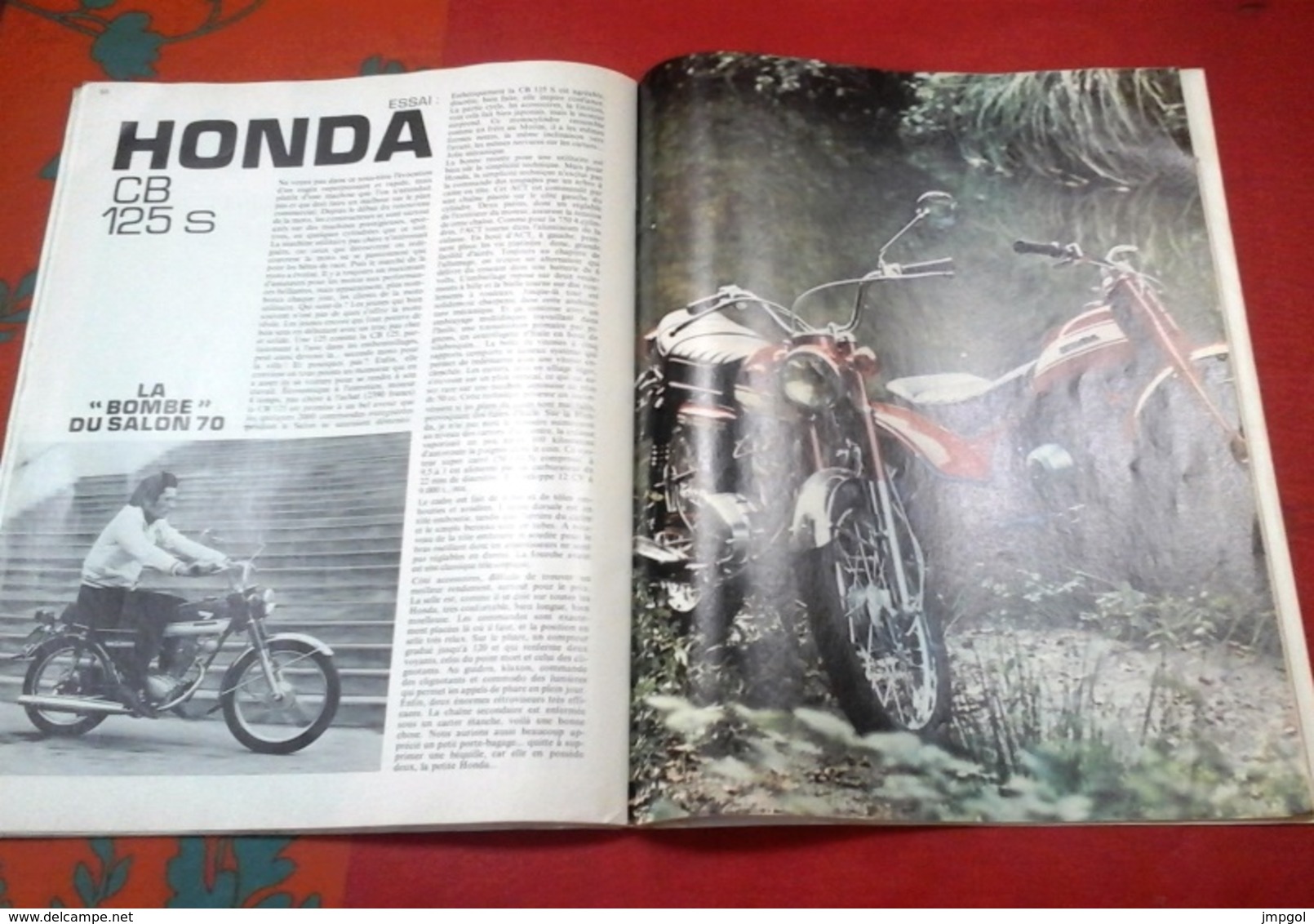 Champion n°59 Novembre 1970 Moto Honda 125 Mono,Volant Shell, Championnat F1Sportives Kit Marcadier Dangel BBM