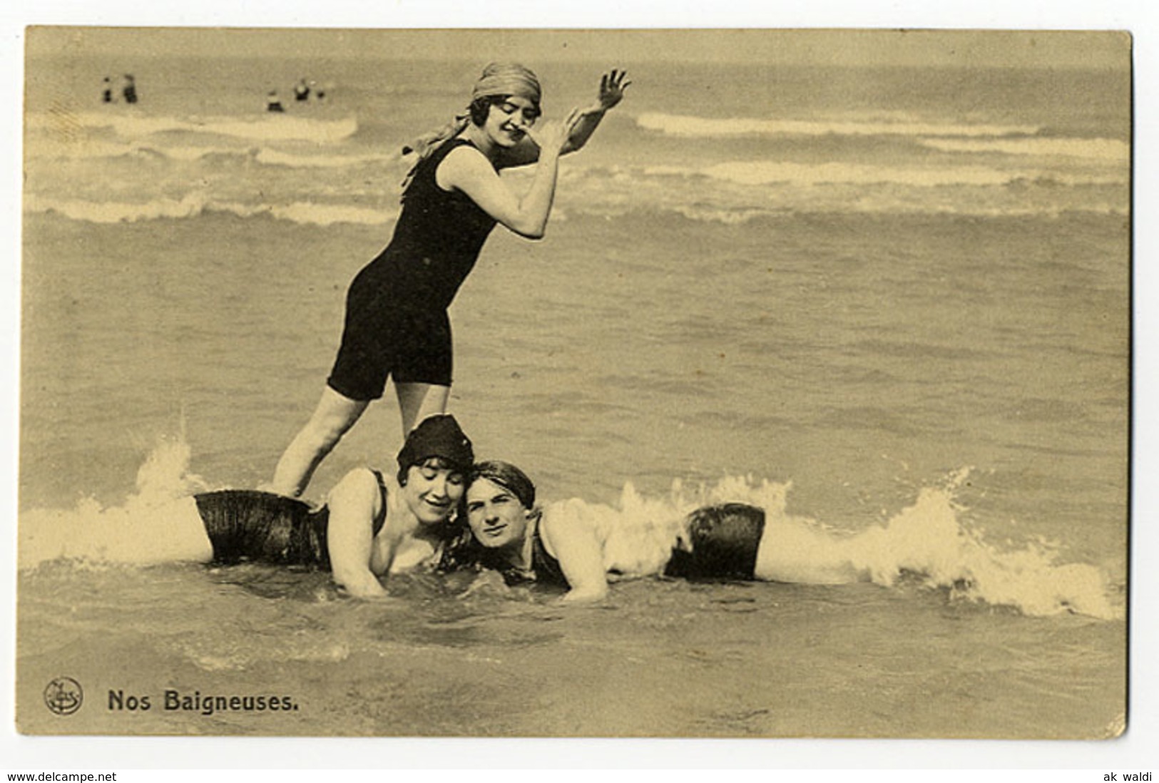 Belgien, Bahnpost Gent-Courtrai, Nos Baigneuses - Autres & Non Classés