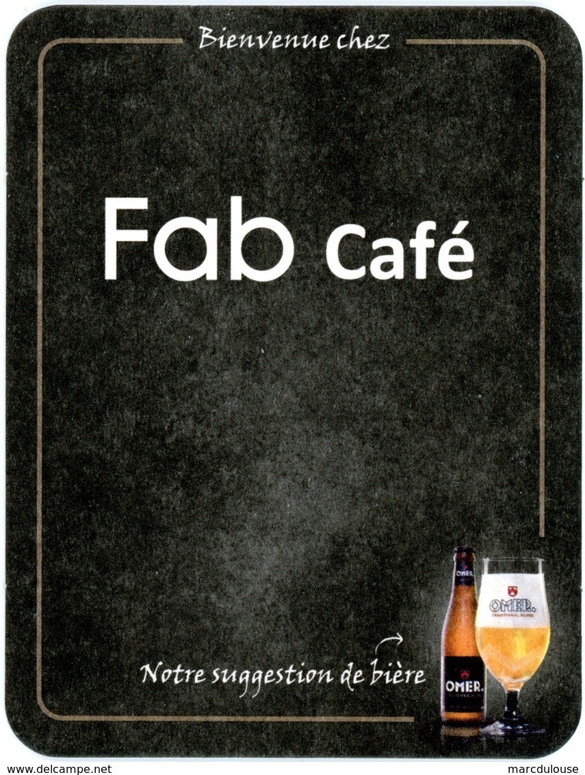 Belgium. Bruxelles. Bienvenue Chez Fab Café. Omer, Notre Suggestion De Bière. - Sous-bocks