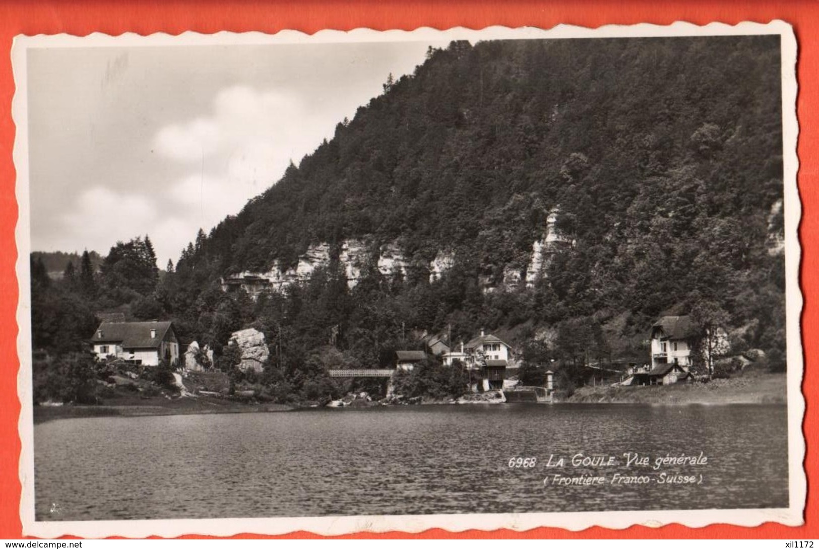 PEPA-06 La Goule Noirmont, Vue Générale, Doubs, Frontière Franco-suisse. Circulé Vers Moutier.Visa 1939. Voir Scan Dos - Le Noirmont