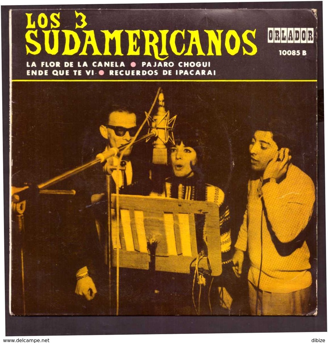 España. Disco De Vinilo A 45 Rpm. Los 3 Sudamericanos. La Flor De La Canela... Buena Condicion. - Sonstige - Spanische Musik