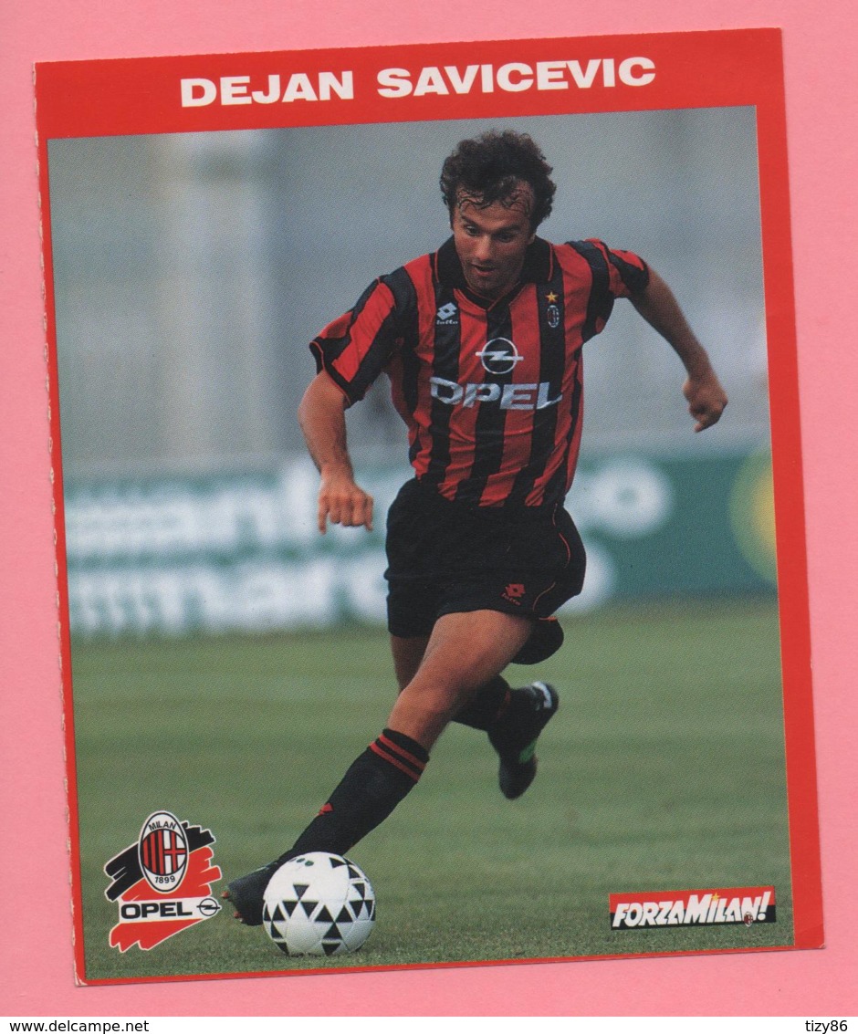 Foto Forza Milan! 1995/96 - Dejan Savicevic Con La Opel - Sports