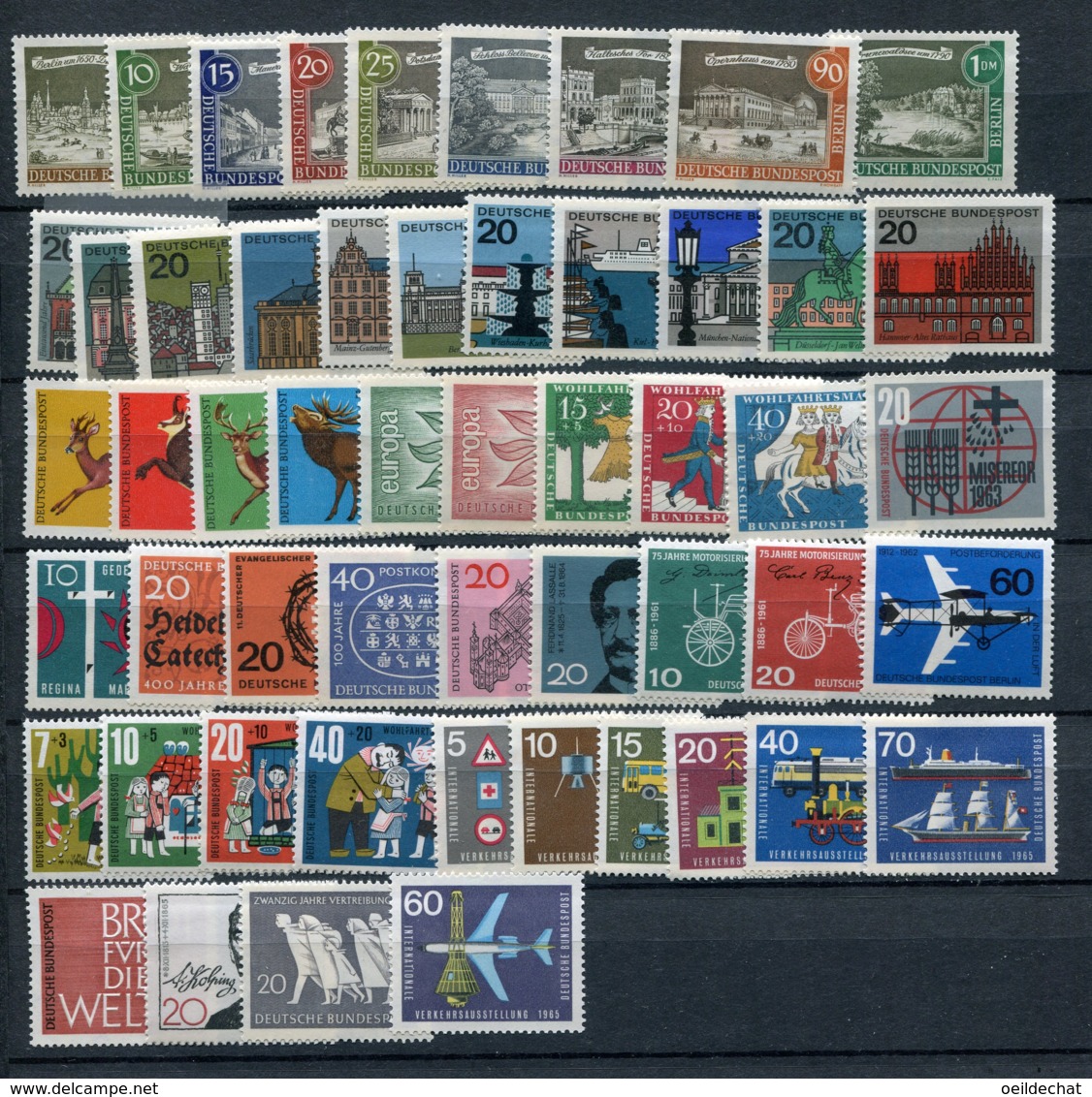 13504 ALLEMAGNE  Collection  RFA Et Berlin **    1962-66   TB - Collections