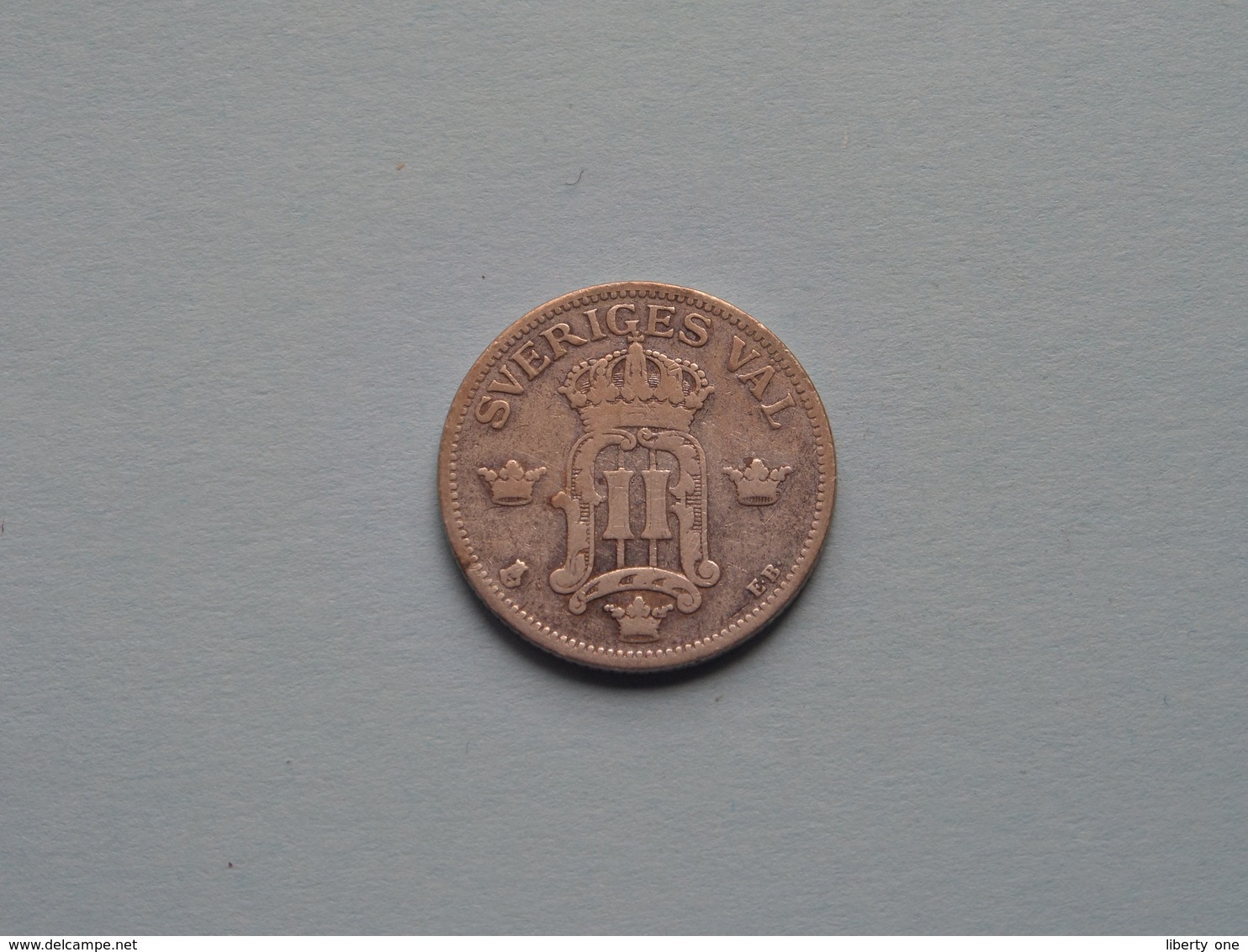 1907 EB - 50 Ore ( KM 771 ) Uncleaned ! - Sweden