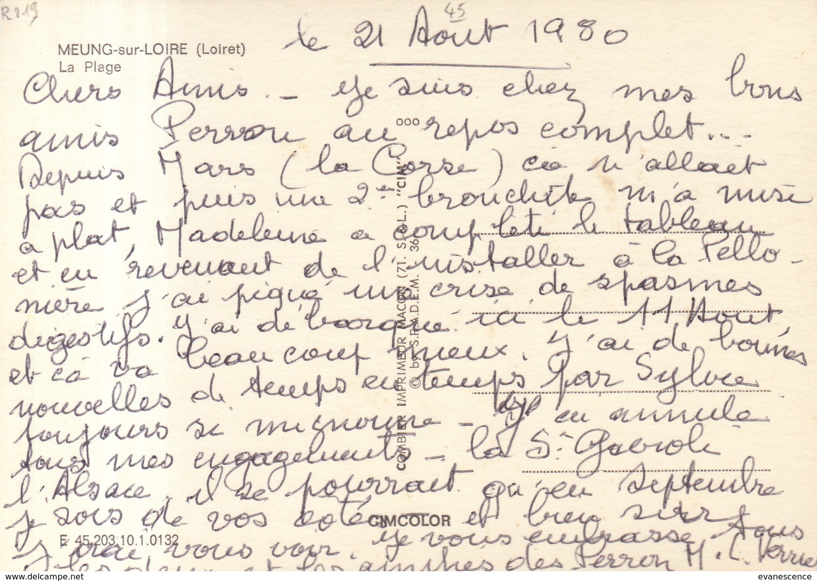 45 / MEUNG SUR LOIRE    ///   REF  JUIN .19  //  REF  N° 9056 - Autres & Non Classés