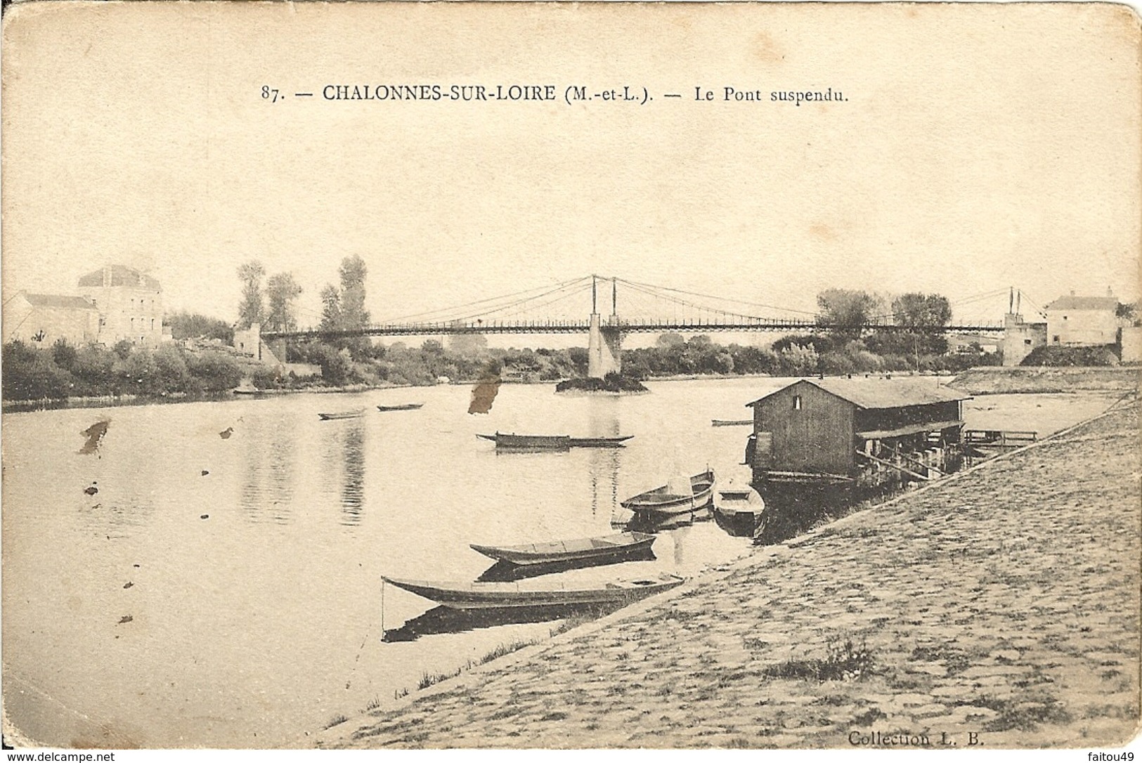 49 - CHALONNES SUR LOIRE - Pont Suspendu   8 - Chalonnes Sur Loire