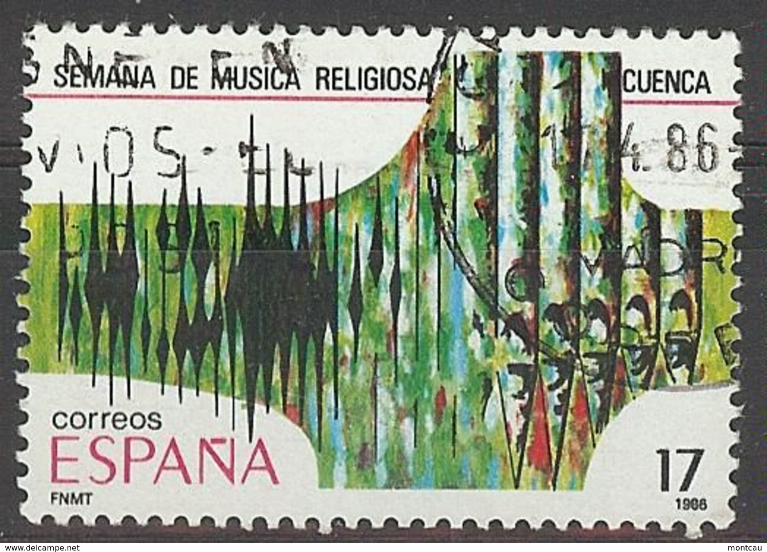 Espaï¿½a-Spain. Musica Cuenca (o) - Ed 2841, Yv=2472 - Usados