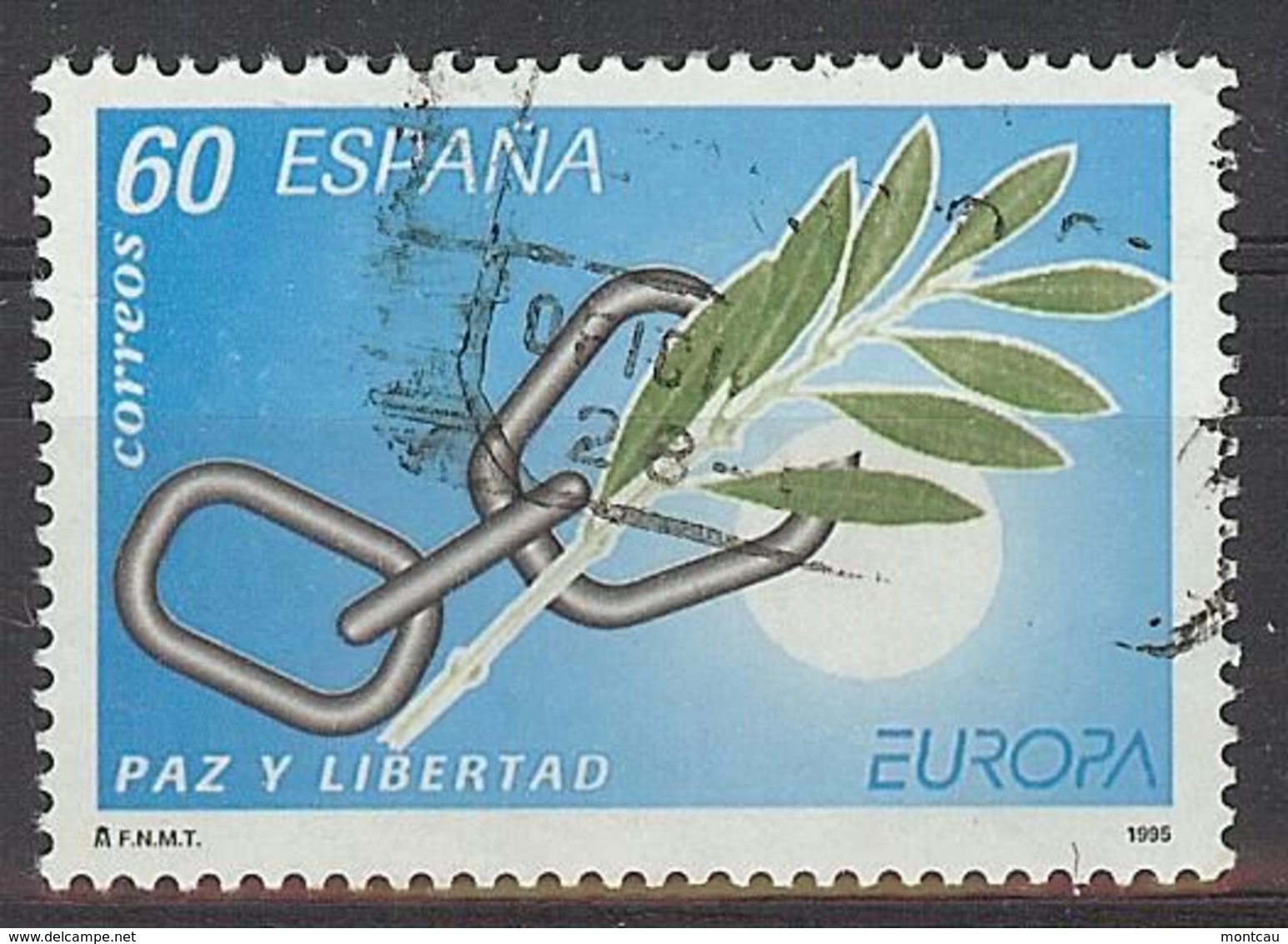 Espaï¿½a-Spain. Europa. Paz Y Llibertad (o) - Ed 3361, Yv=2819 - Usados