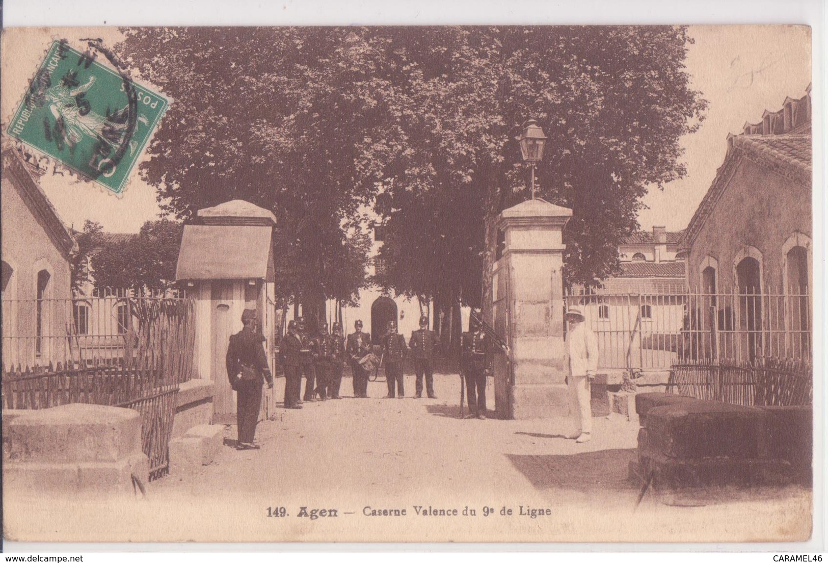 CPA - 149. AGEN - Caserne Valence Du 9e De Ligne - Other & Unclassified