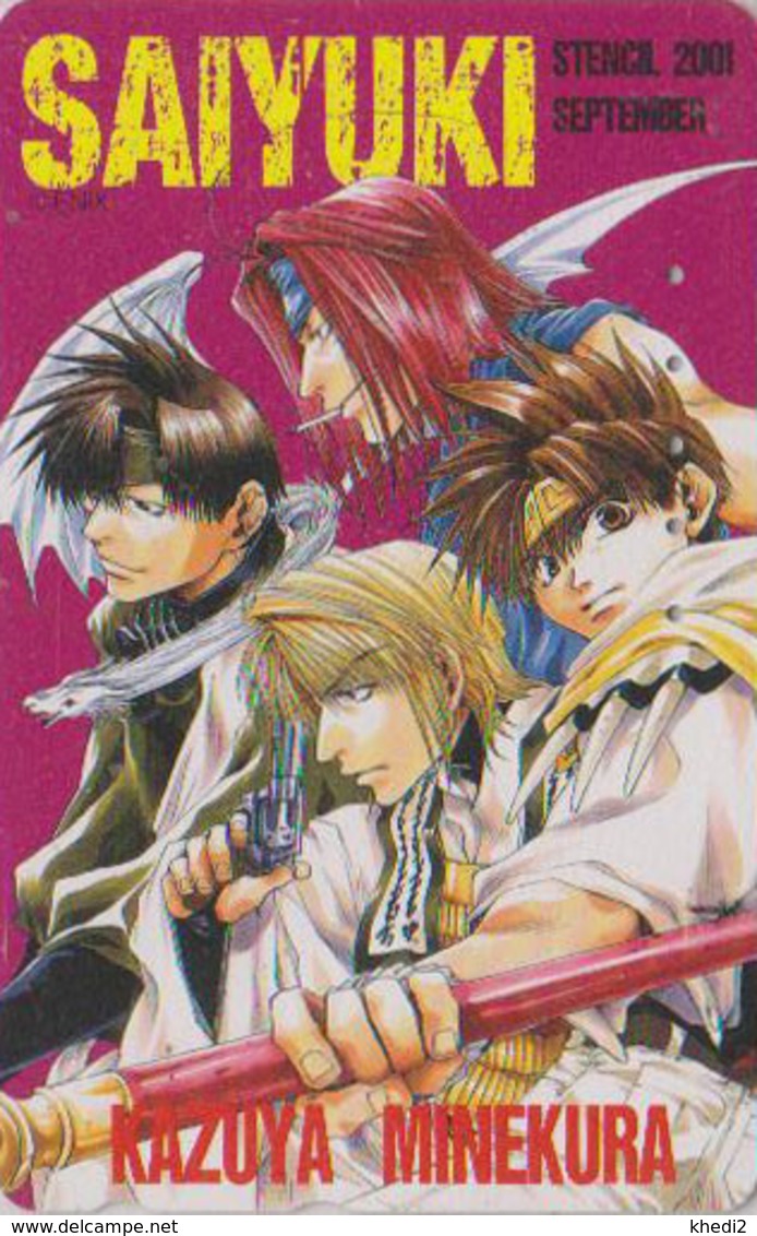 Télécarte Japon / MF-1000571 - MANGA - SAIYUKI By KAZUYA MINEKURA - ANIME BD COMICS Japan Phonecard - 11329 - Comics