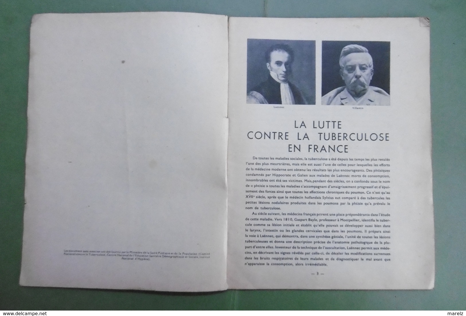 LA LUTTE Contre LA TUBERCULOSE En FRANCE - La Documentation Française Illustrée N°67 - Juillet 1952 - Other & Unclassified