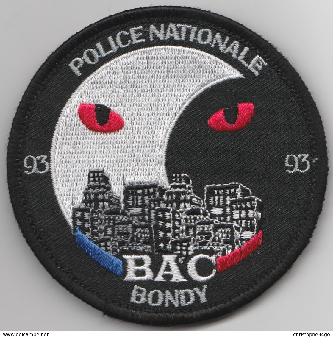 Écusson Police BAC Bondy (93) - Police