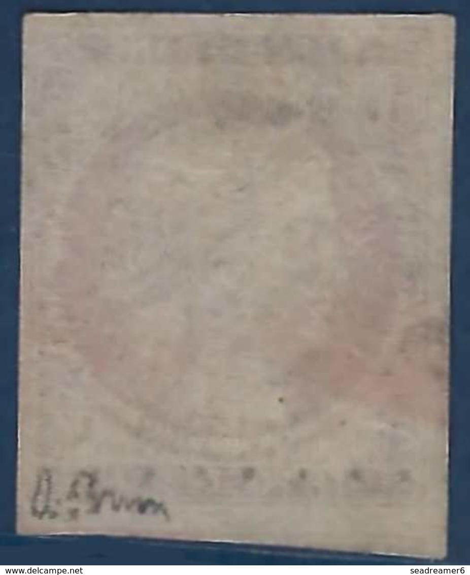 France Céres N°6 1fr Carmin Obl PC 3016 De Saint-Cere Superbe Signé Brun - 1849-1850 Ceres