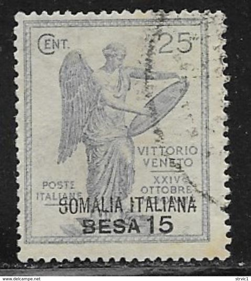 Somalia Scott # 31 Used Italy Victory Stamp Surcharged, 1922 - Somalia