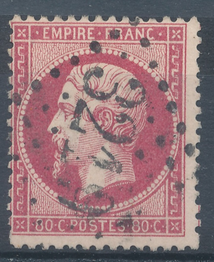 N°24 NUANCE ET OBLITERATION - 1862 Napoléon III