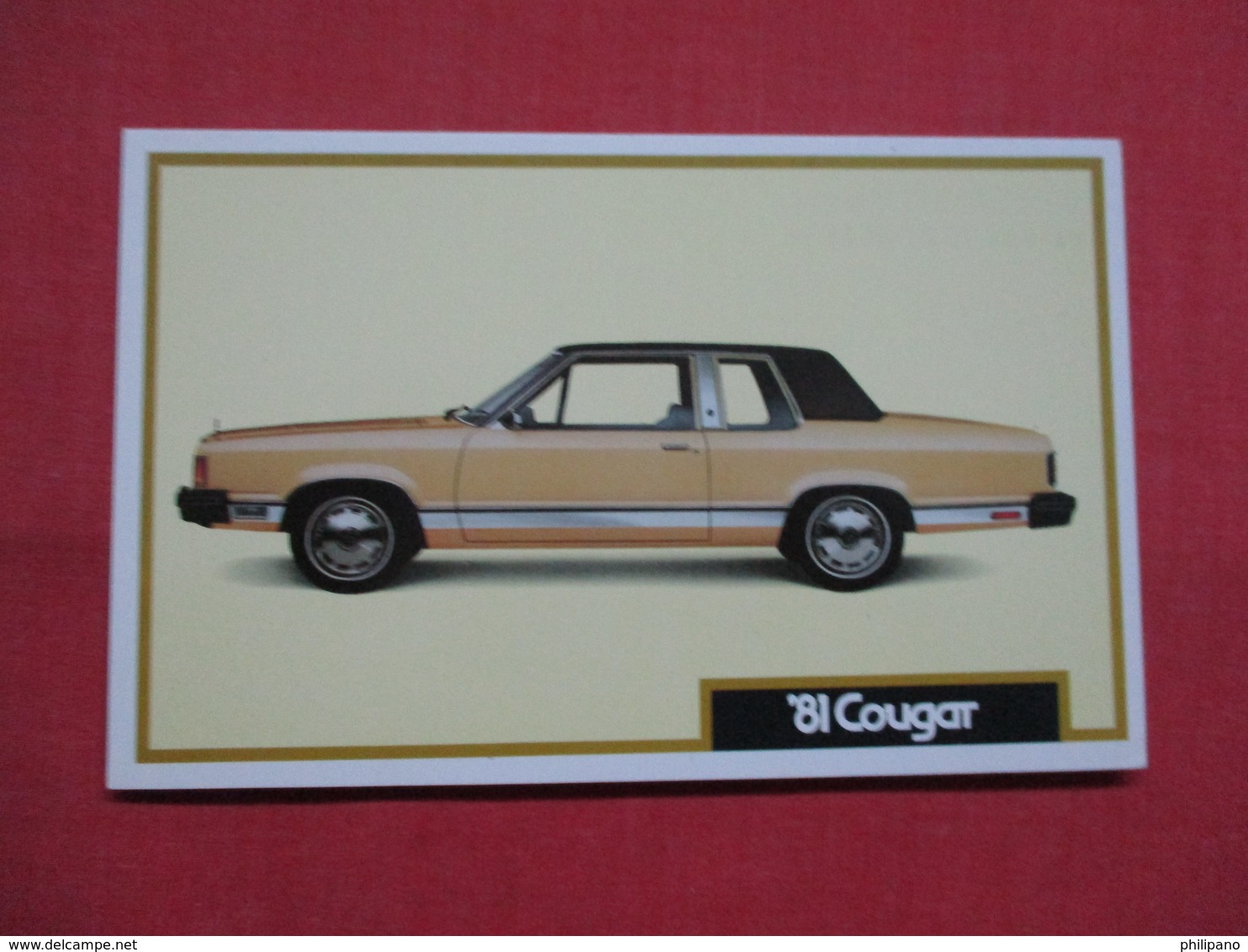 1981 Cougar  Ref 3445 - Passenger Cars