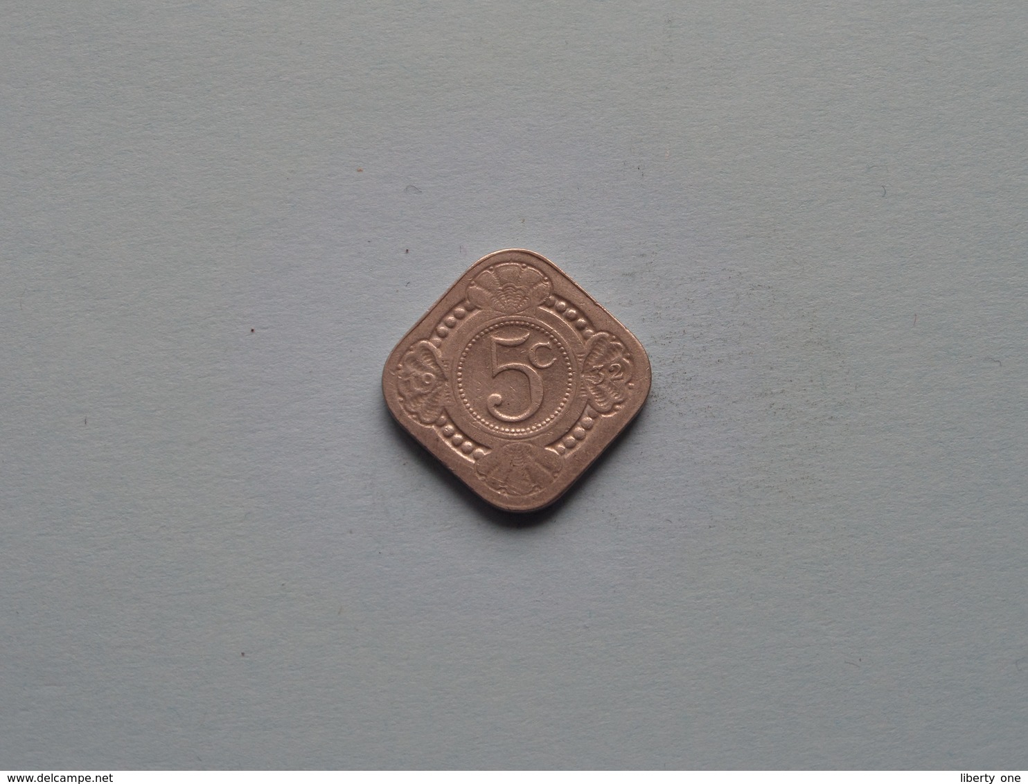 1932 - 5 Cent / KM 153 ( Uncleaned Coin / For Grade, Please See Photo ) ! - 5 Centavos