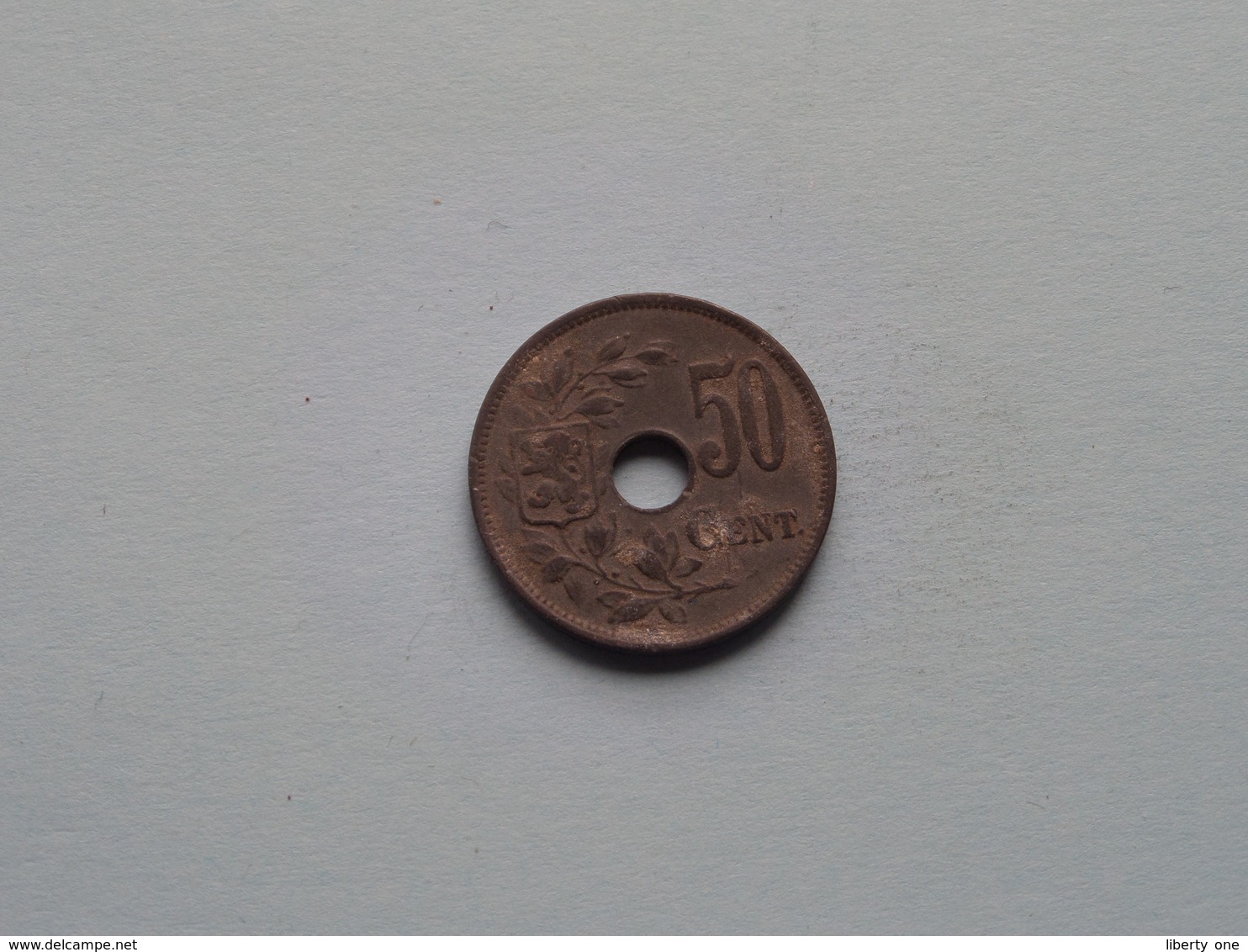 1918 - 50 Cent / KM 83 ( NL/FR ) > ( Uncleaned Coin / For Grade, Please See Photo ) ! - 50 Cents
