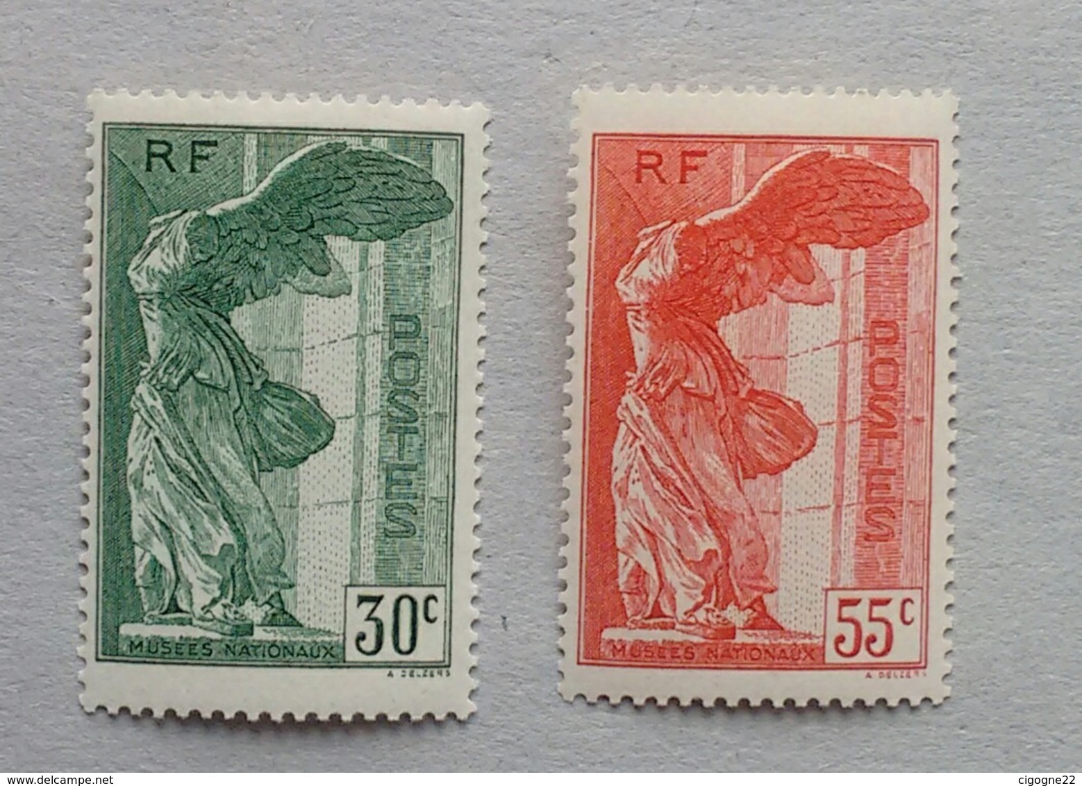 N° 354 Et 355 VICTOIRE DE SAMOTHRACE NEUF* - Unused Stamps