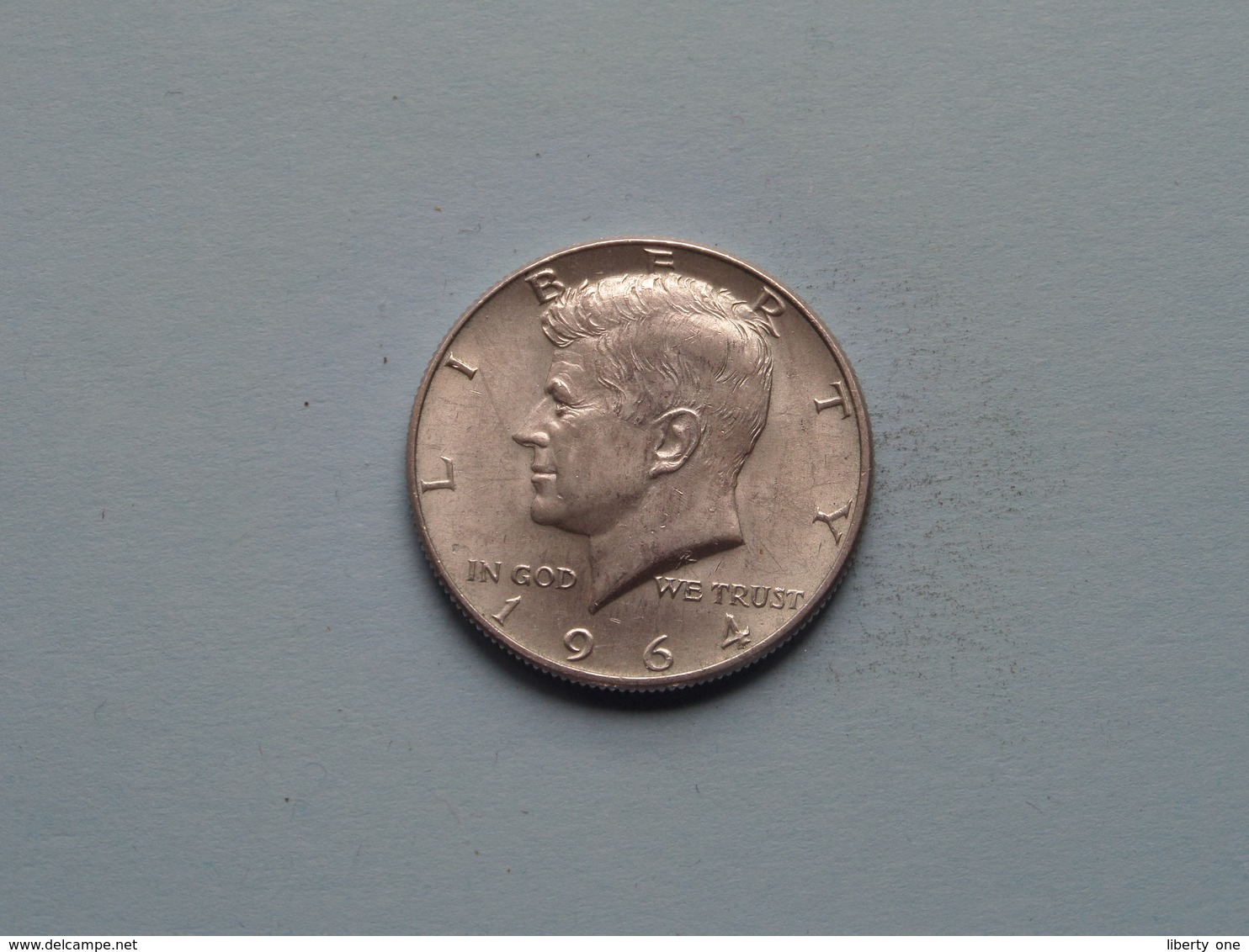 1964 D Silver - Half Dollar $ ( KM 202 ) Uncleaned ! - 1964-…: Kennedy