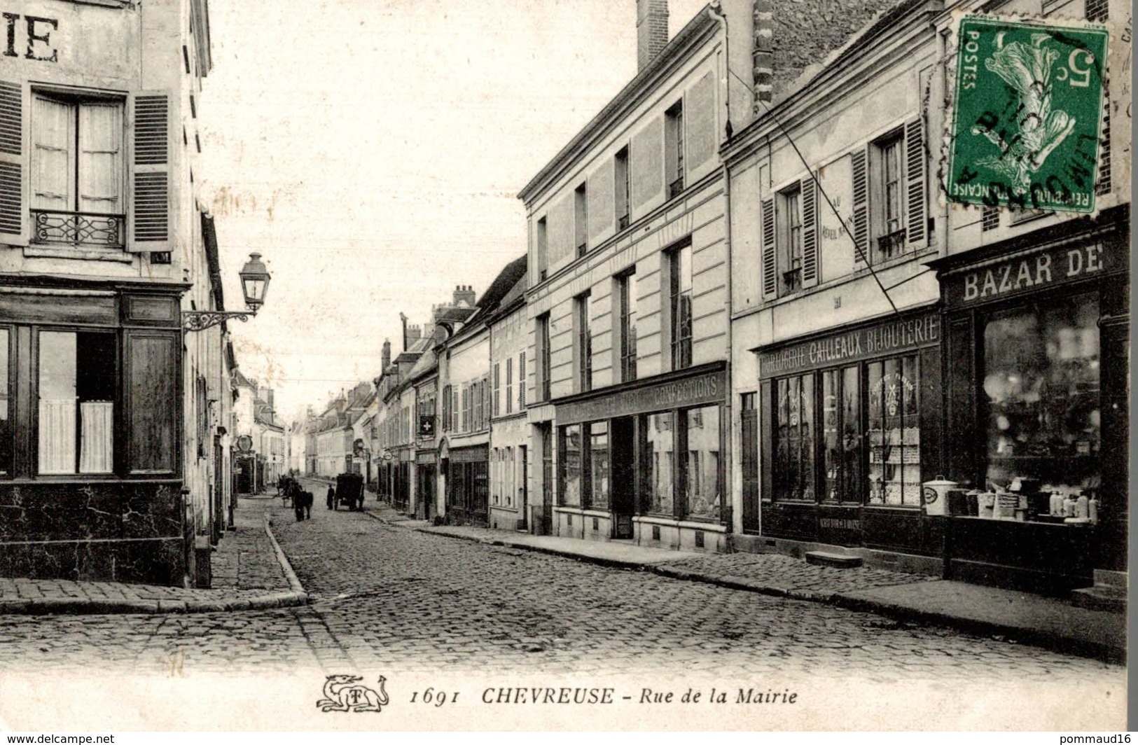 CPA Chevreuse Rue De La Mairie - Chevreuse