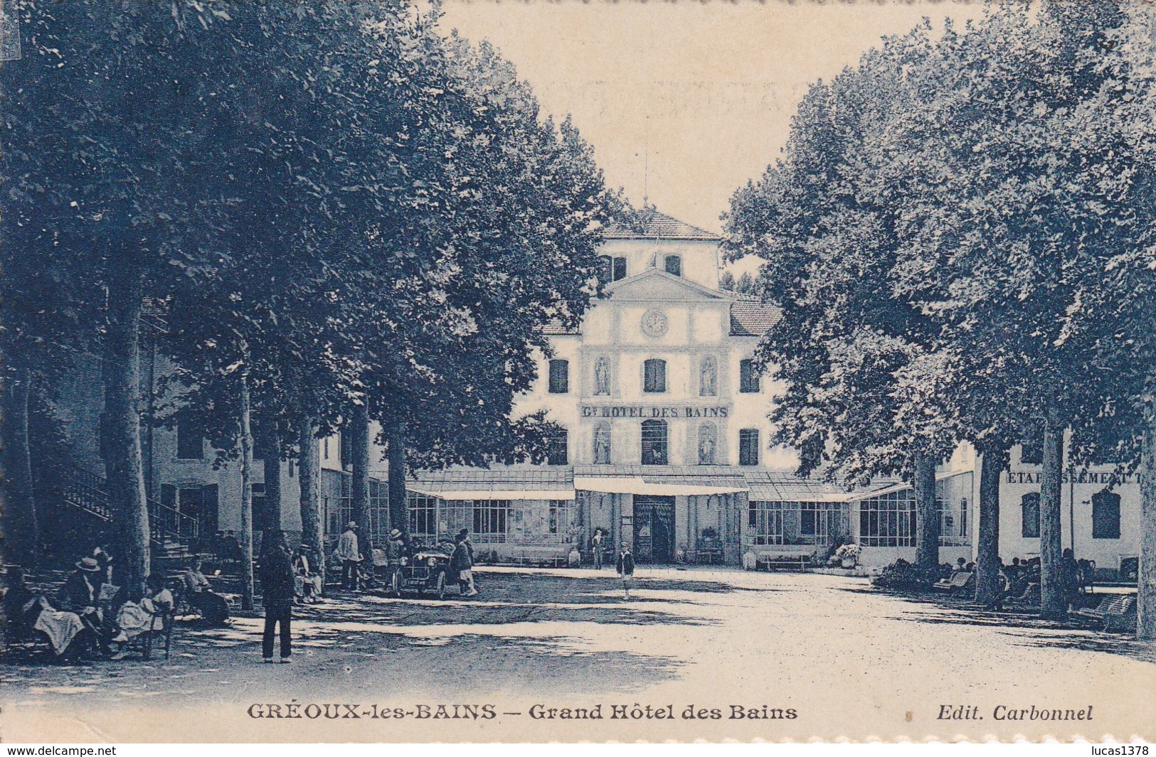 04 / GREOUX / GRAND HOTEL DES BAINS / JOLIE CARTE - Gréoux-les-Bains
