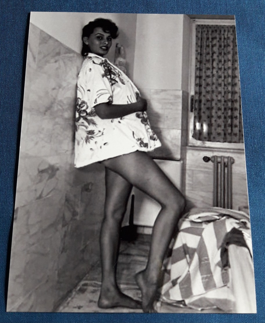 SOPHIA LOREN > Sexy-Portrait > Hochglanz-Star-Photo Im Format Ca. 12,5 X 17,5 Cm (pf90) - Fotos