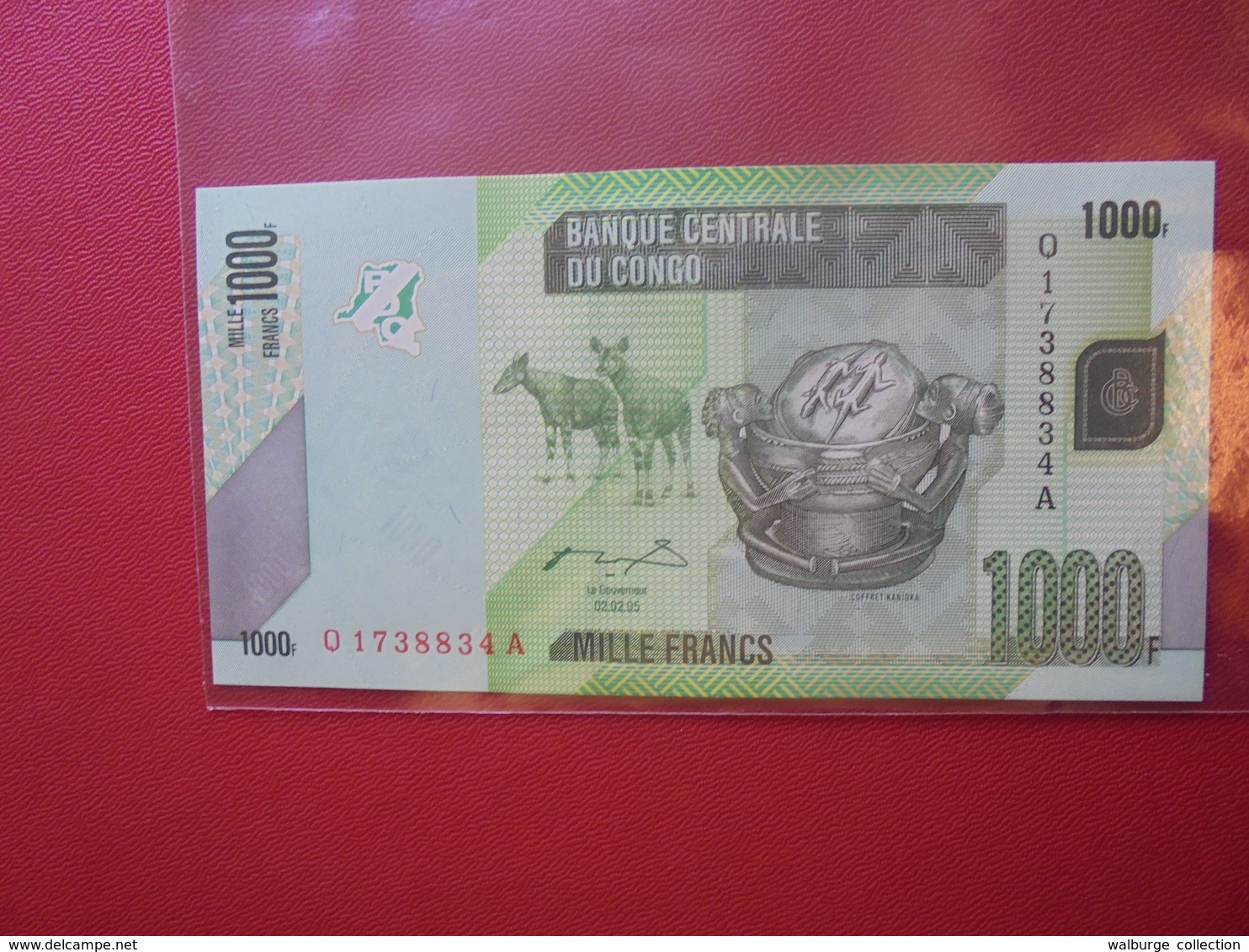 CONGO 1000 FRANCS 2005 PEU CIRCULER/NEUF - République Démocratique Du Congo & Zaïre