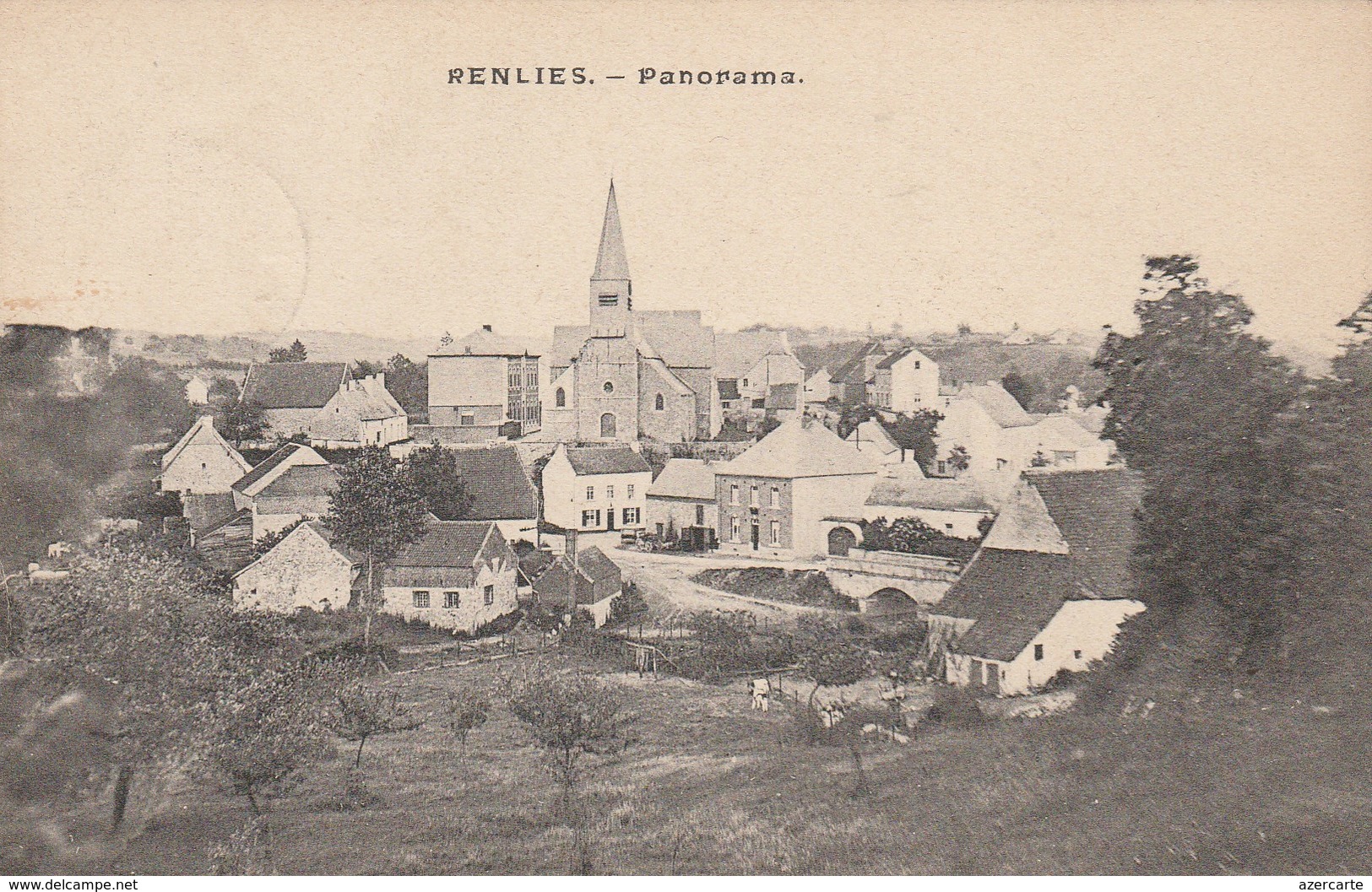 Renlies -( Beaumont ) , Panorama … Du Village ,( Version RARE ) - Beaumont