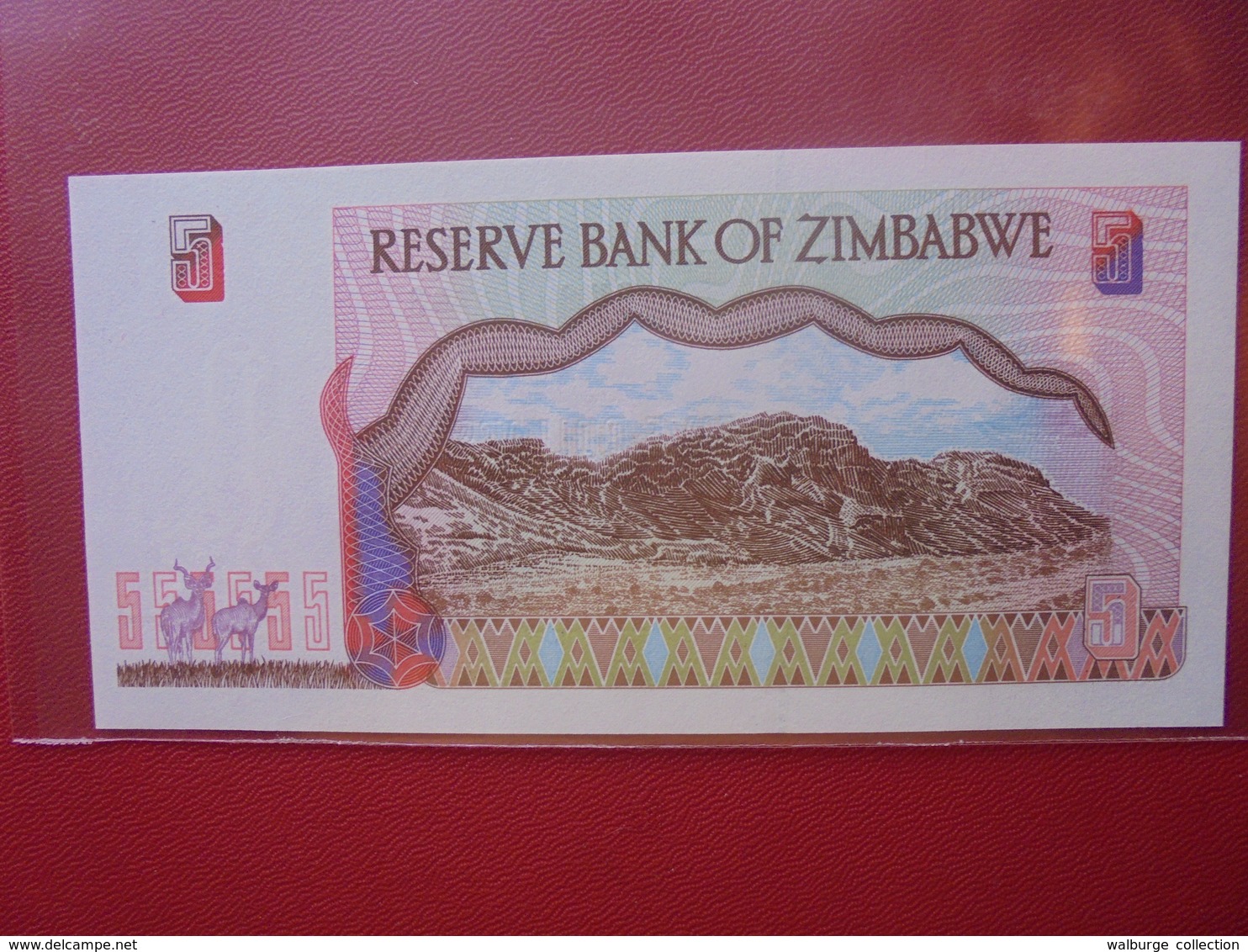 ZIMBABWE 5$ 1997 PEU CIRCULER/NEUF - Zimbabwe