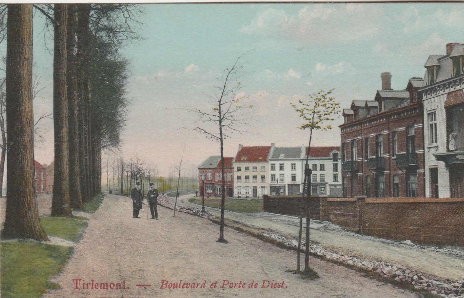 Tirlemont , Tienen ,  Boulevard Et Porte De Diest ,( KLEUR ) - Tienen