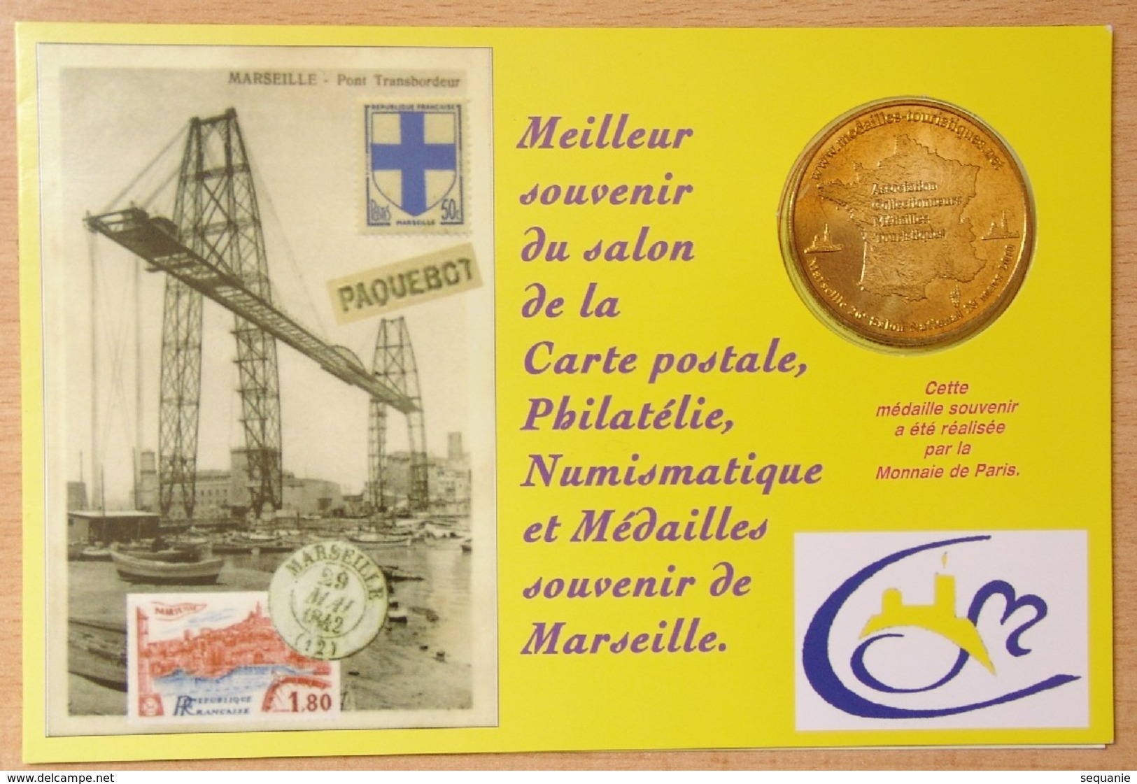 Médaille Touristique MARSEILLE - Salon De Marseille ACMT / MONNAIE DE PARIS 2010 - 2010